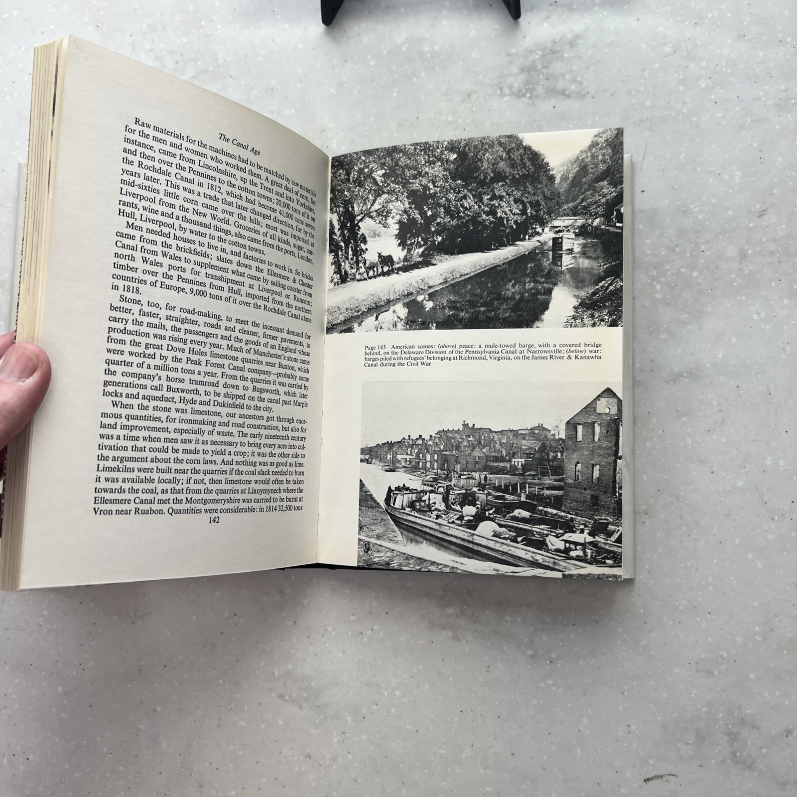 Charles Hadfield | The Canal Age | 1968 Hardcover Dust Jacket Ex-Library