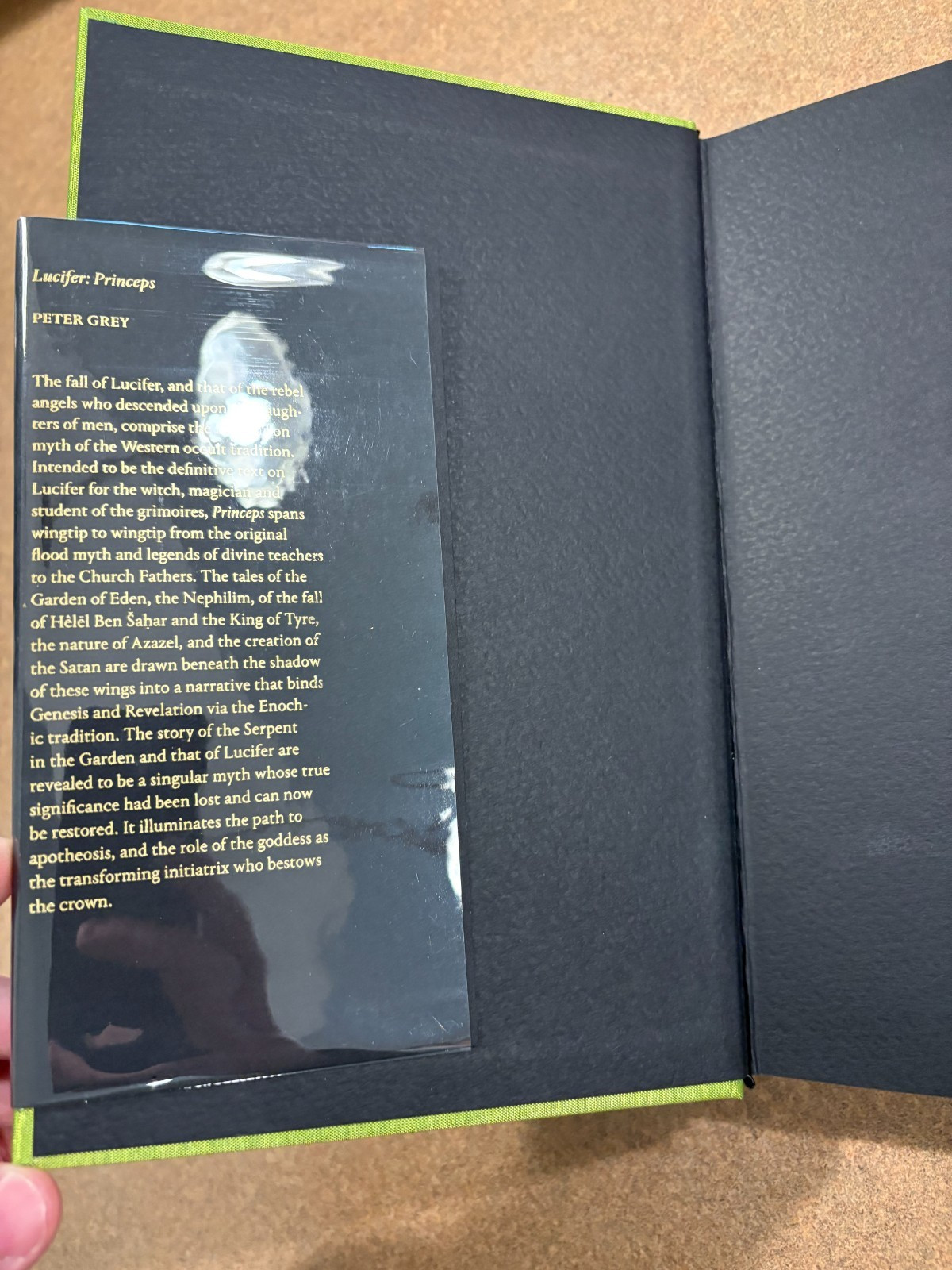 Lucifer: Princeps – Peter Grey (Hardcover, “Crowned” Edition, #726) LIKE NEW!