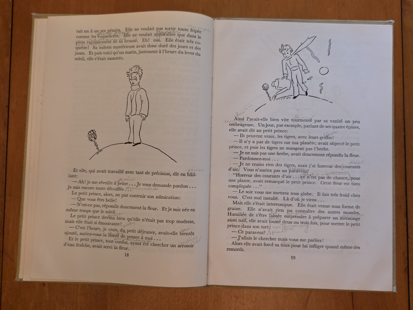 The Little Prince 1946 Educational Edition in French “Le Petit Prince” w/vocab
