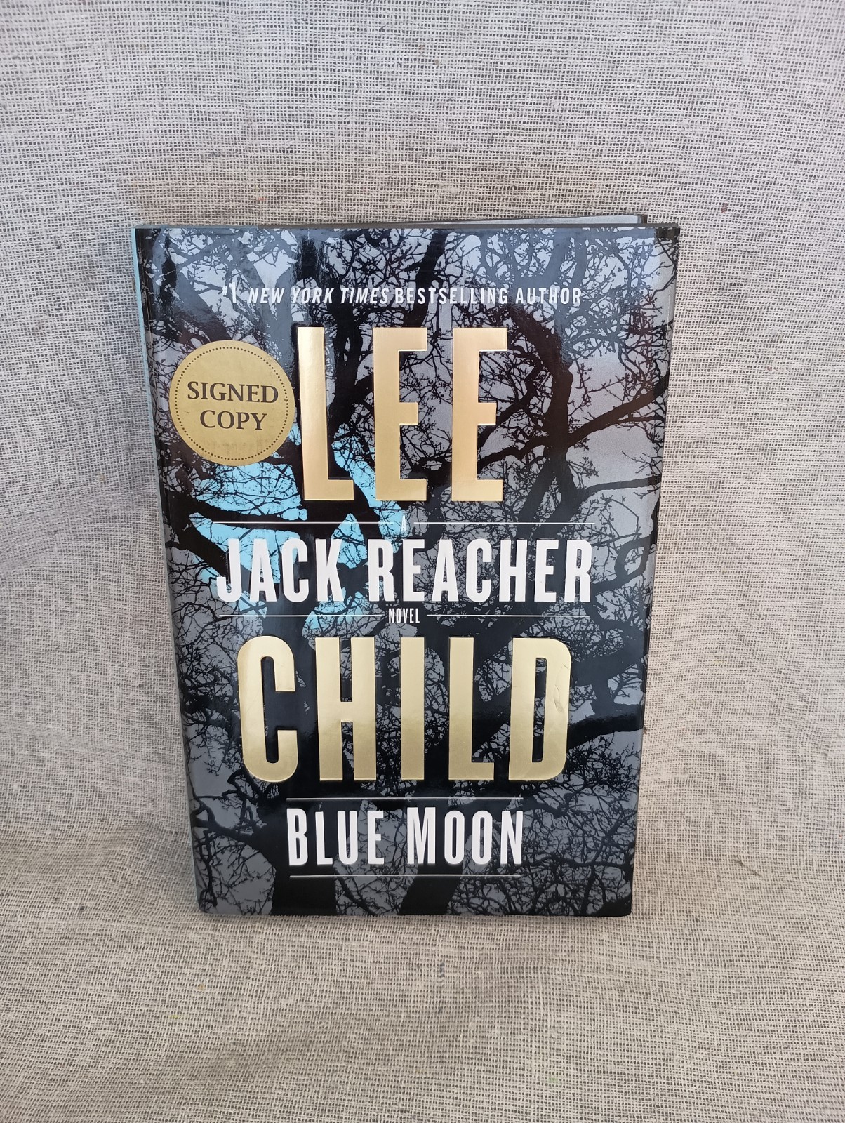 Blue Moon : A Jack Reacher Novel Signed First Edition 2019 Hardcover Dust Jacket