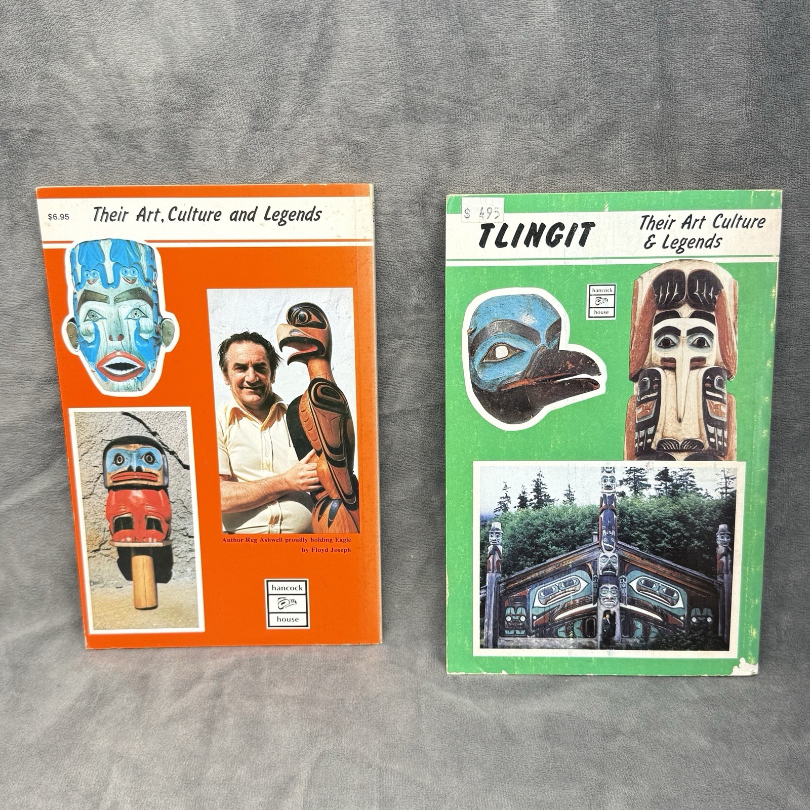 Vintage Lot of 6 PNW Native American Art & Culture Book Totem Poles & Legends