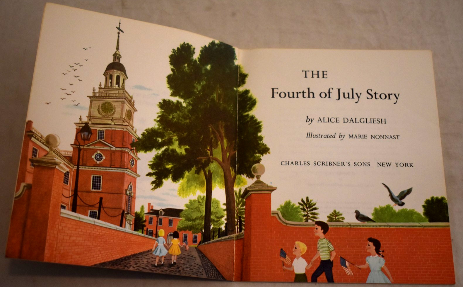 The Fourth of July Story by Alice Dalgliesh Trade Paperback Scribner’s Sons 1956