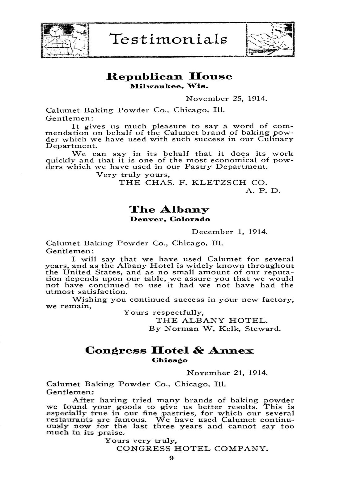 1914 Modern Mixes For Bakers Cook Book 62 Pages