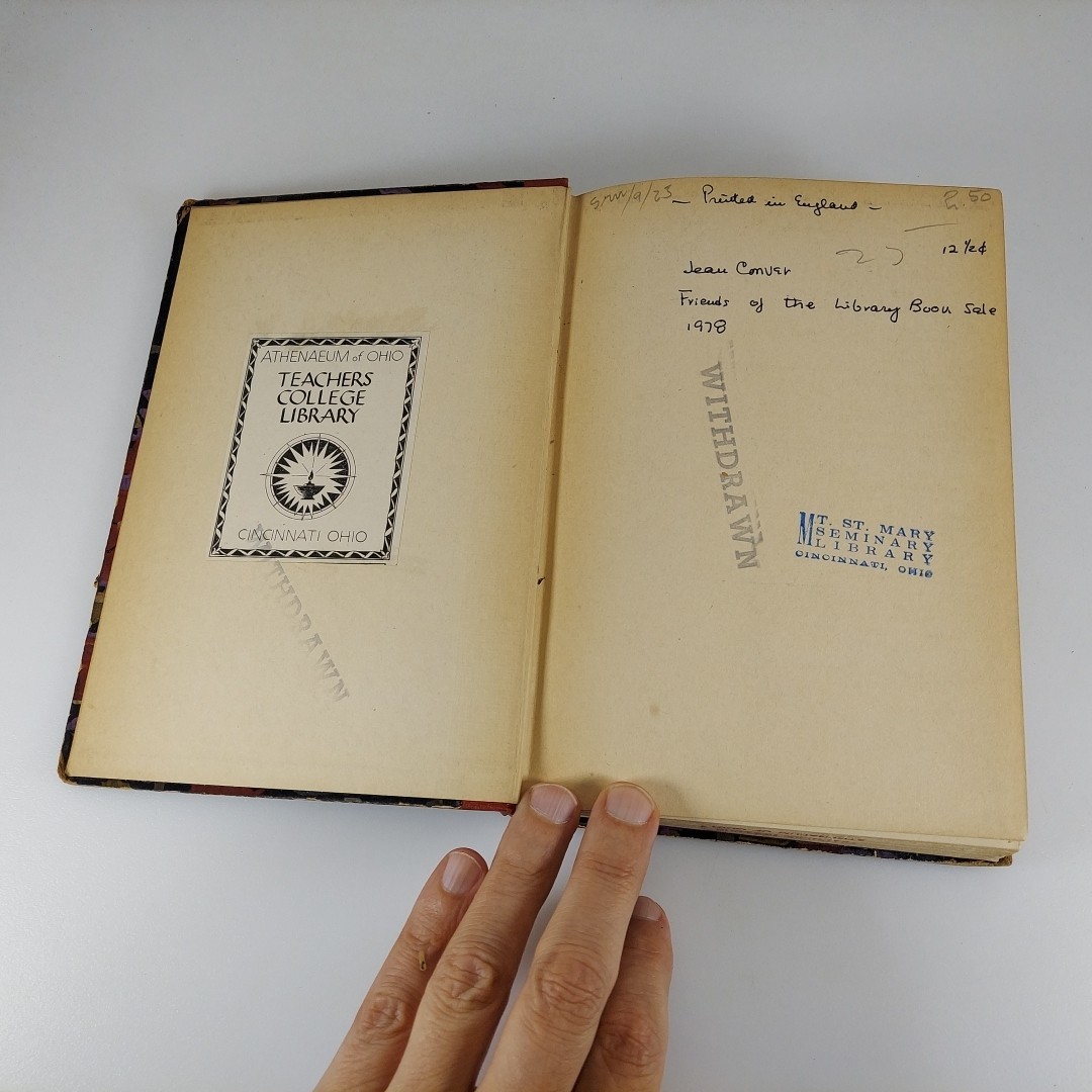 Lectures to Living Authors By Lacon 1925 Houghton Mifflin Illustr HC Ex-Library