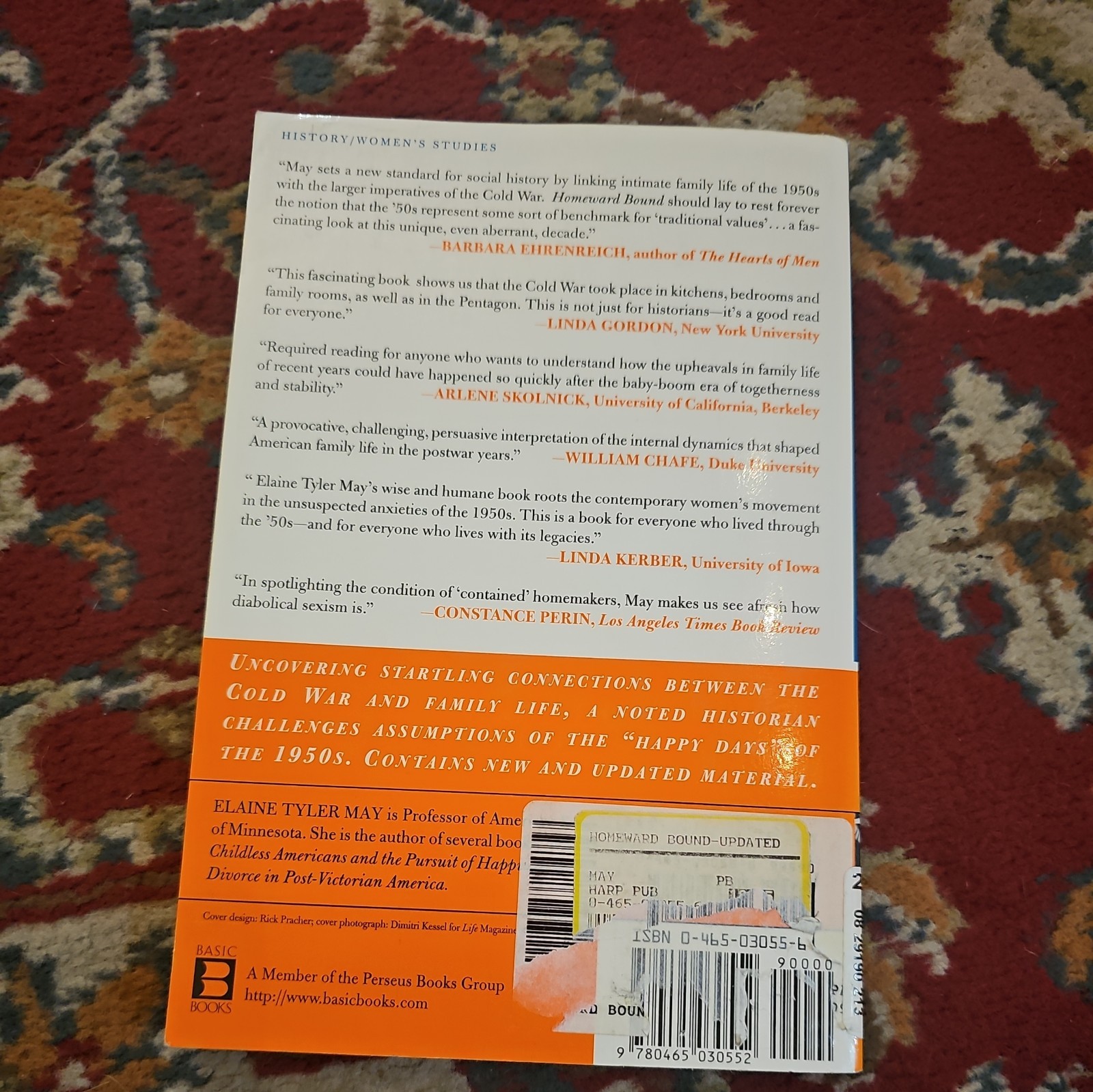 Homeward Bound : American Families in the Cold War Era by Elaine Tyler May…