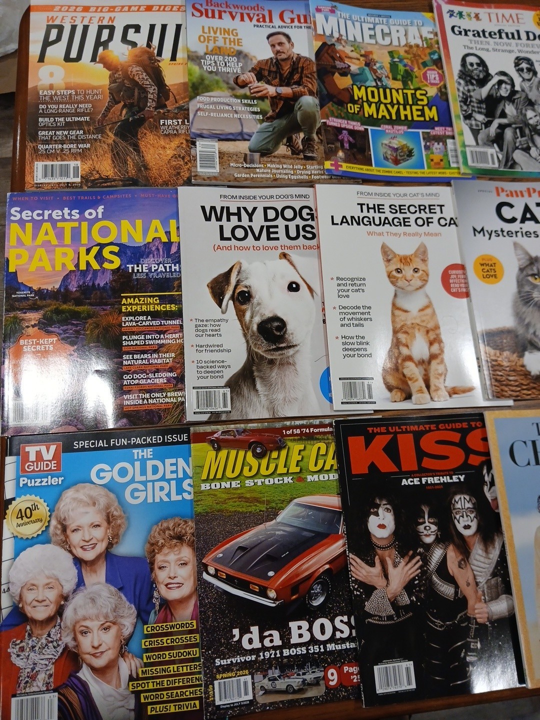ASSORTED MAGAZINE LOT OF 25 2026