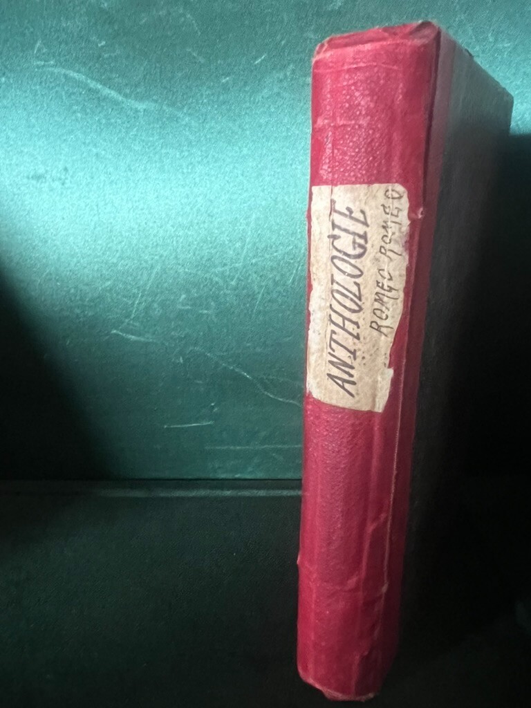 Book ANTHOLOGIE Short Stories French Italian In Prose Romeo From 1894