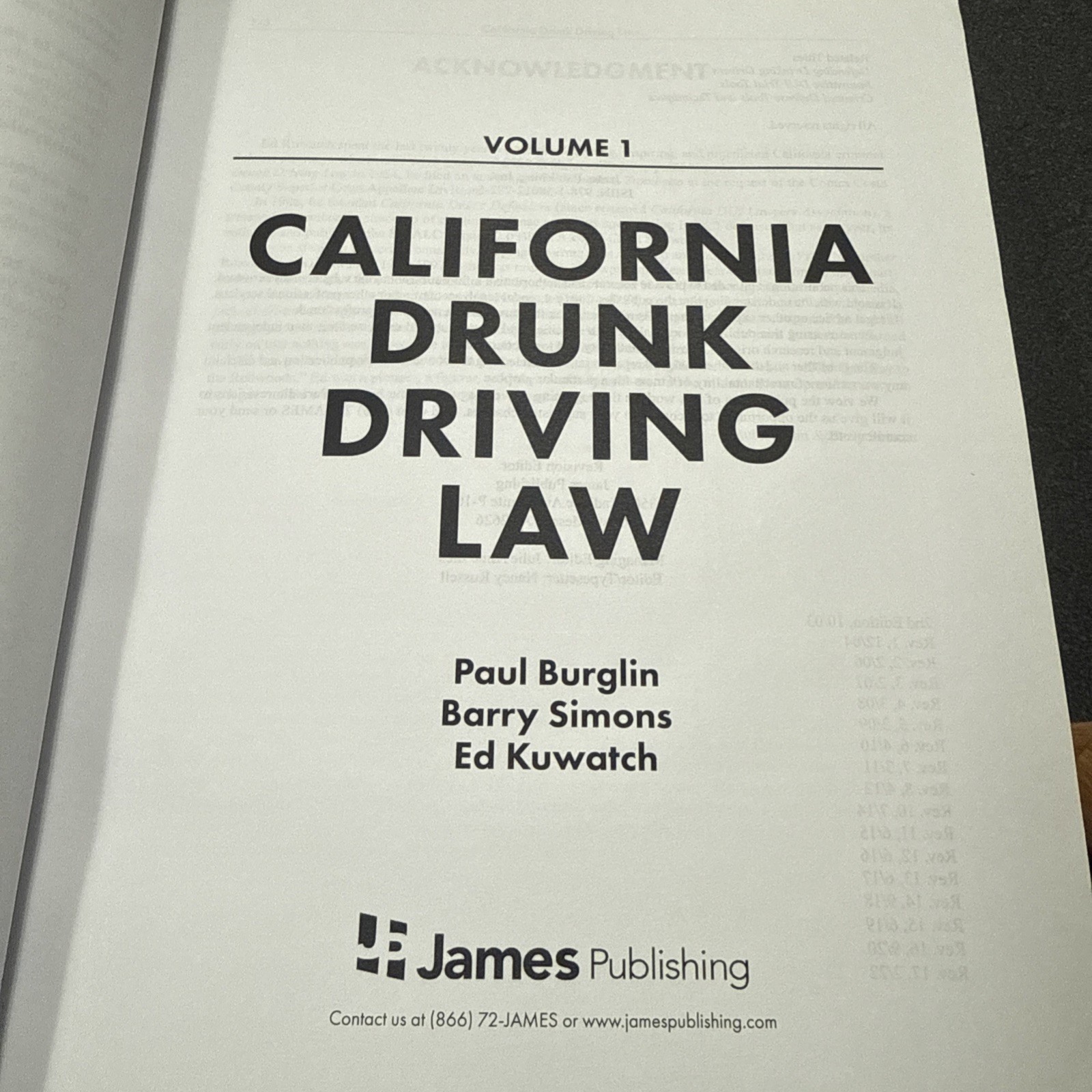 California Drunk Driving Law2 Set Vol Revision 18 Forms on CD CA