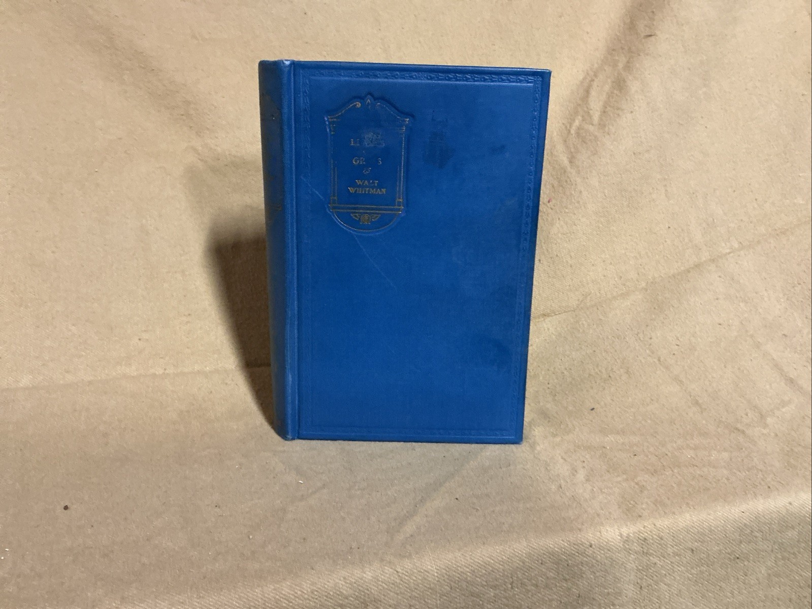 Leaves Of Grass By Walt Whitman — Blue Cloth Hardbound First Edition — Nov 1928