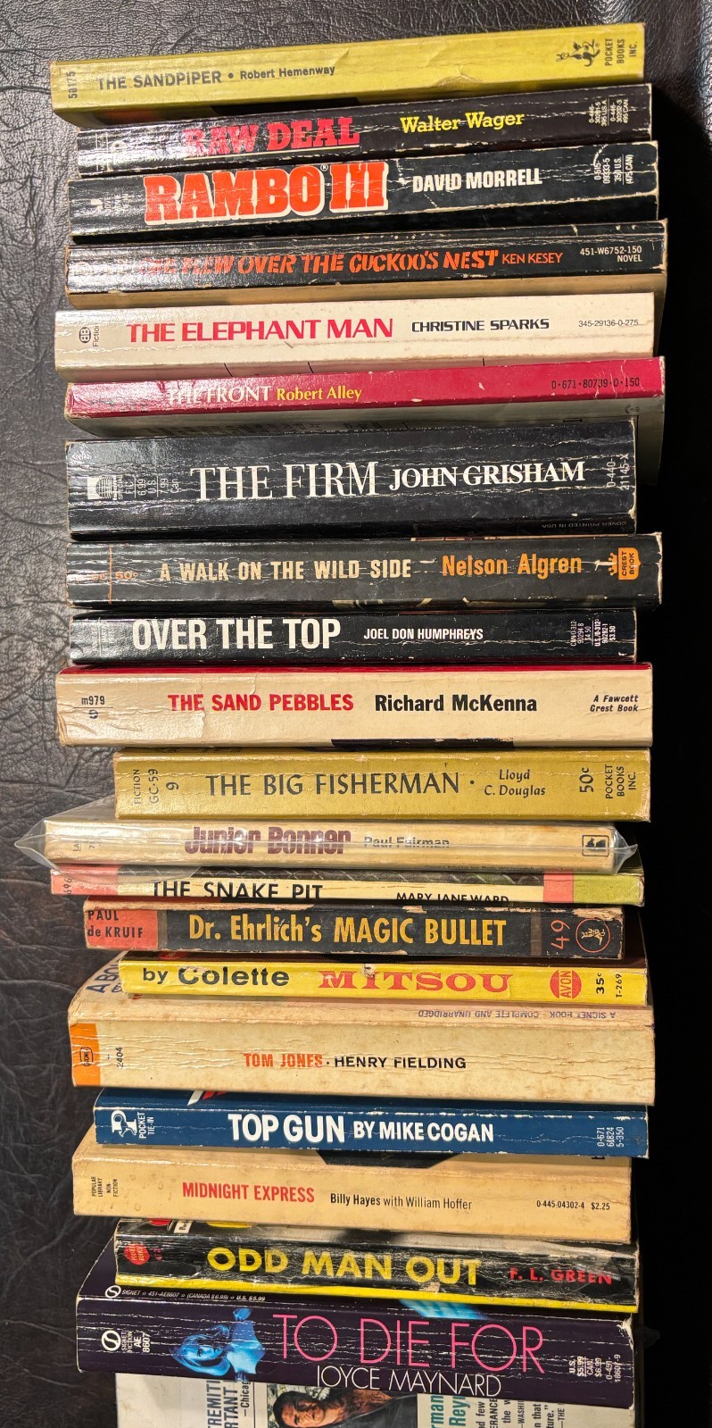 Lot 8 – 20 Movie tie-in paperbacks average VG 1940s-2000s see photos