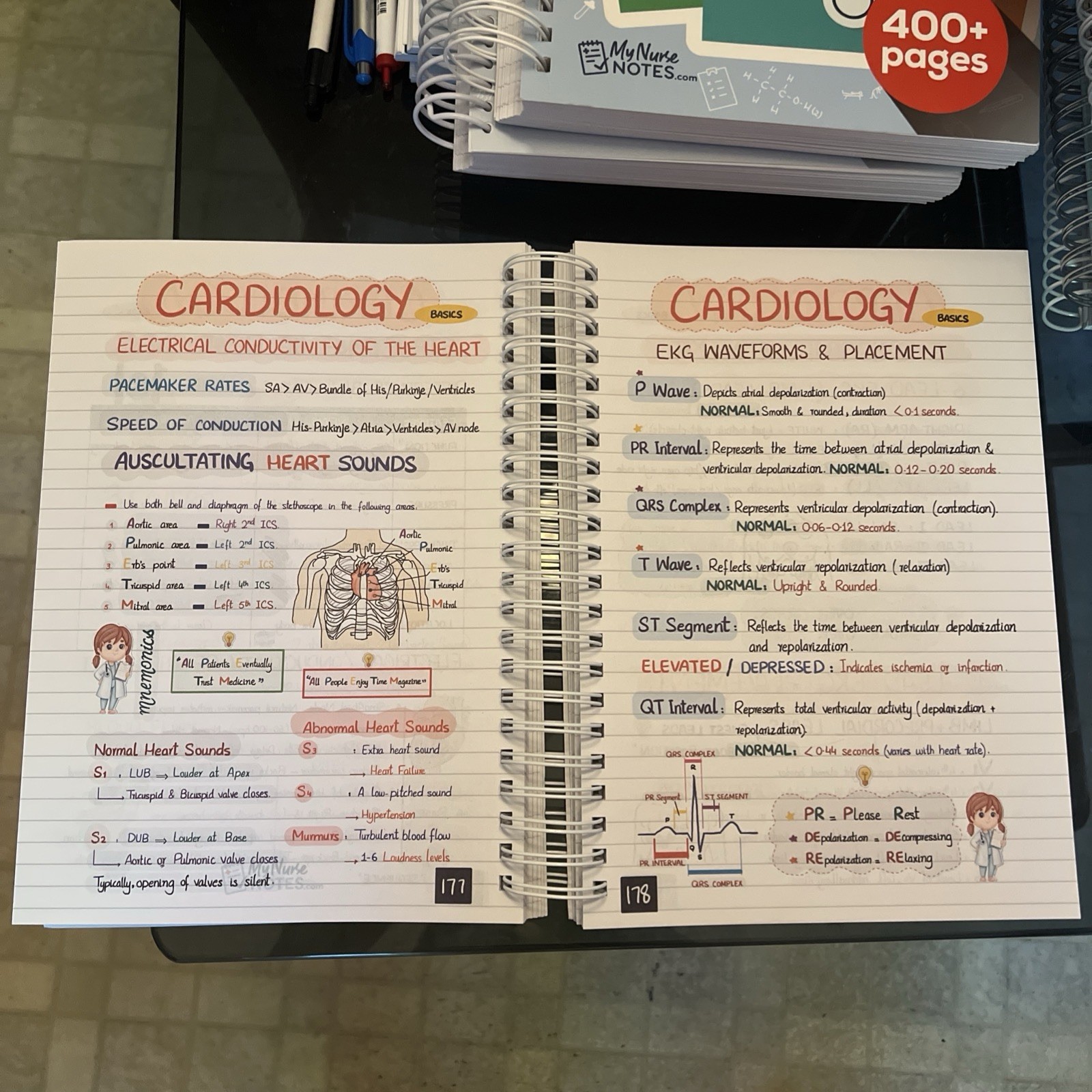 🔥New Nursing Success Bundle 400+ Page Handwritten Notes Designed to Ace Nursing