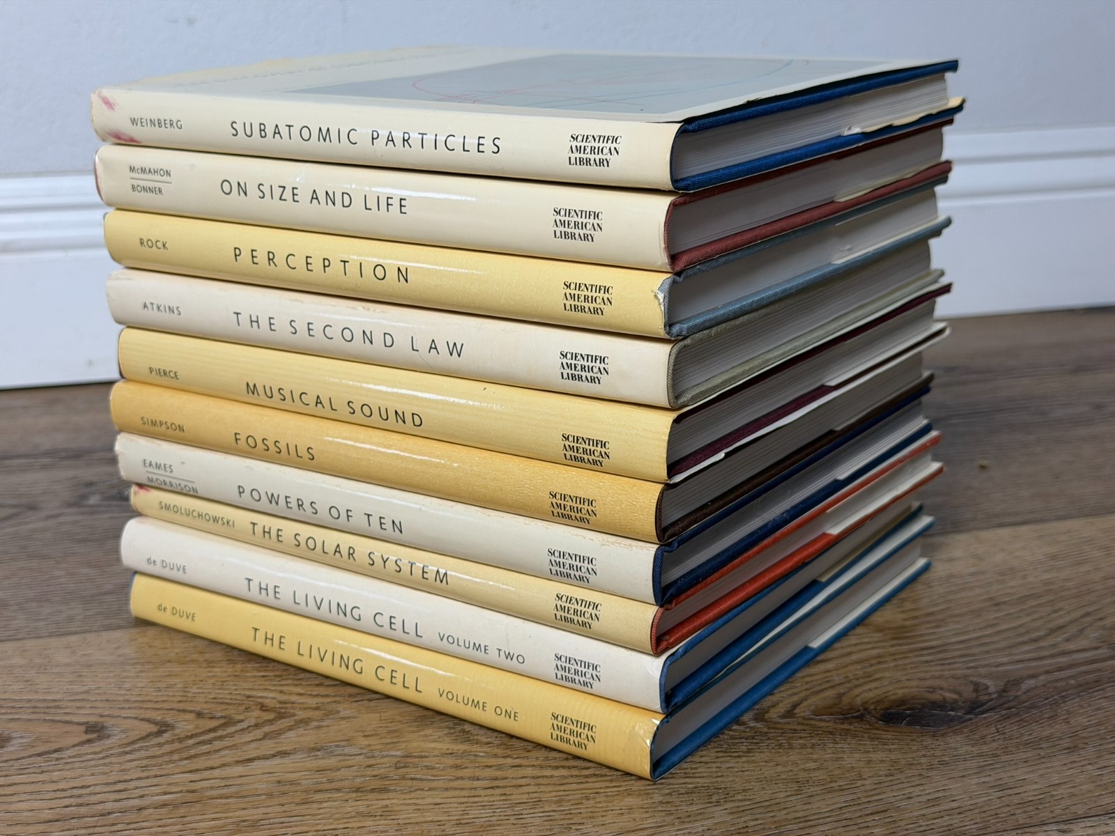 Scientific American Library Book Bundle Lot 10 Volumes Hardcover