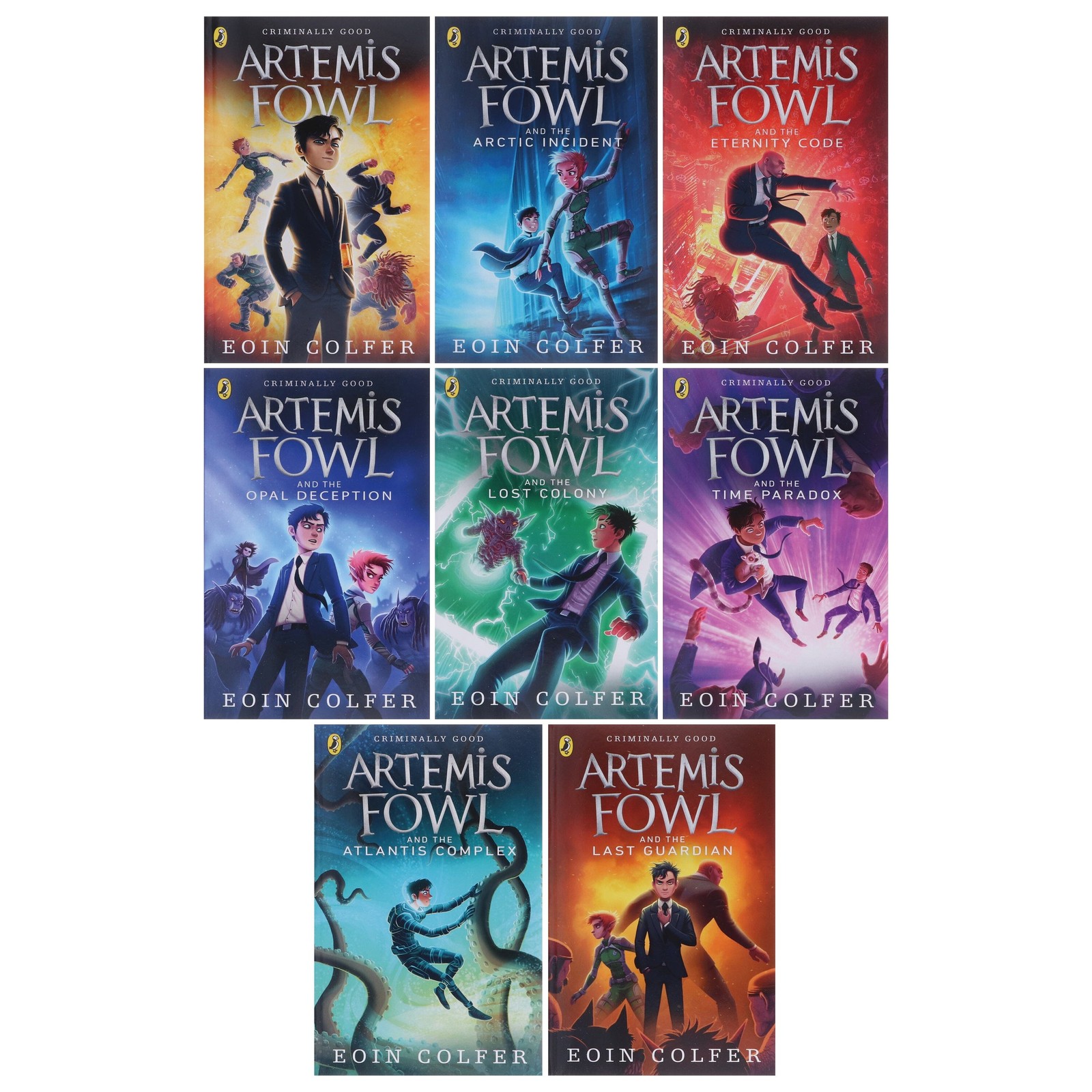 Artemis Fowl Series by Eoin Colfer 8 Books Set – Ages 9-16 – PB