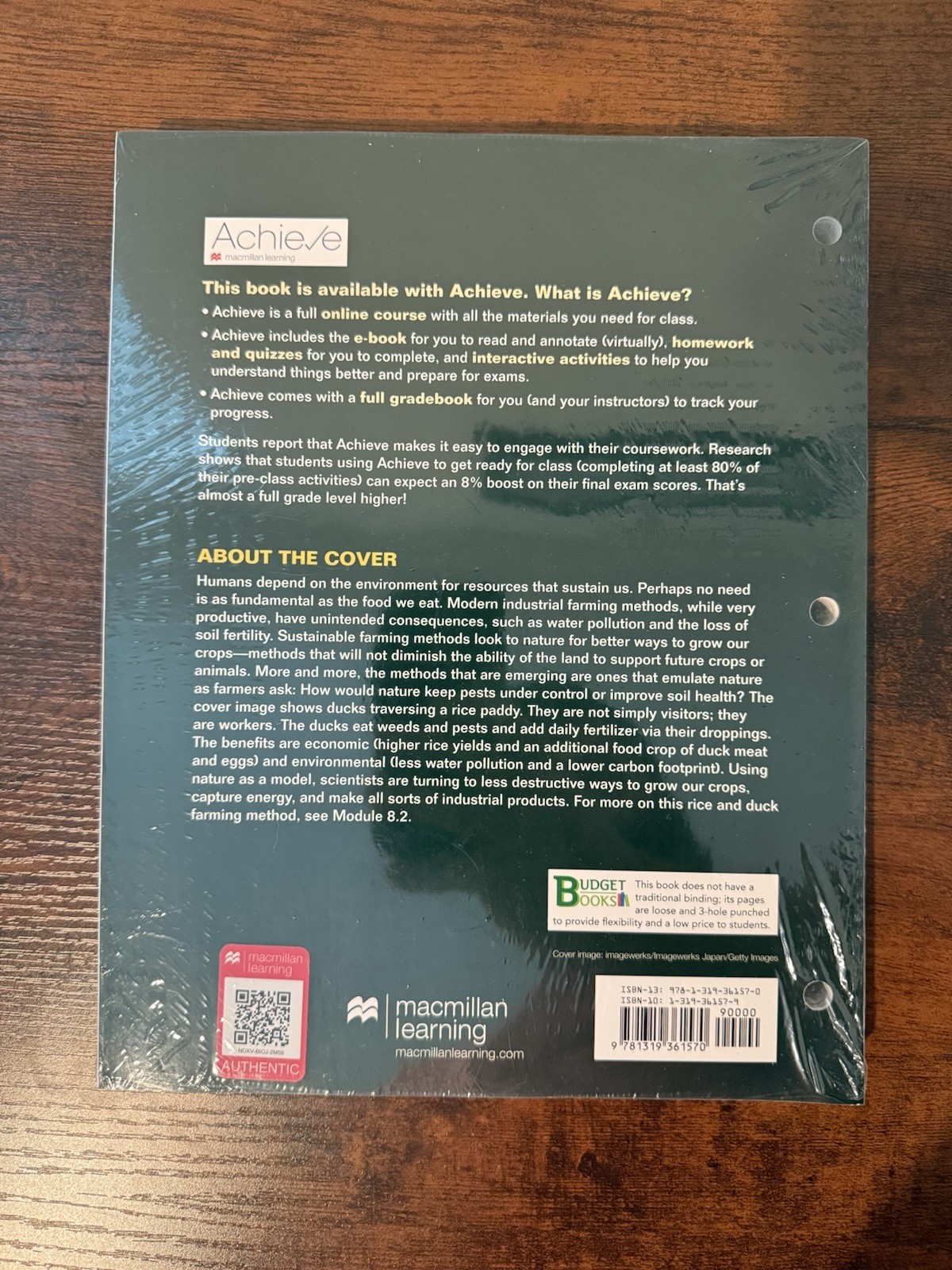 Scientific American Environmental Science for a Changing World – Brand New