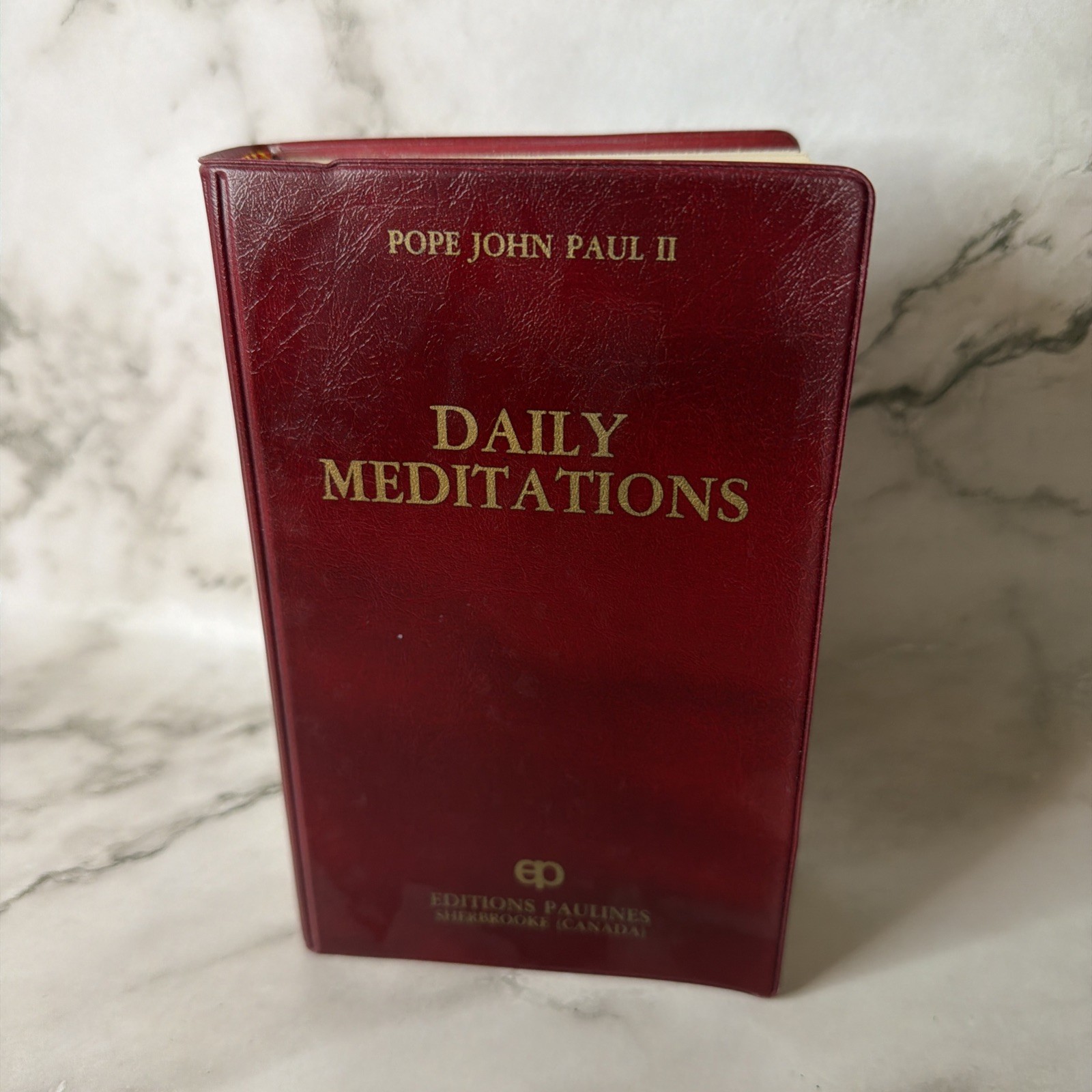 Pope John Paul 2 Daily Meditations, Seasons of Advent Soft Flex Cover
