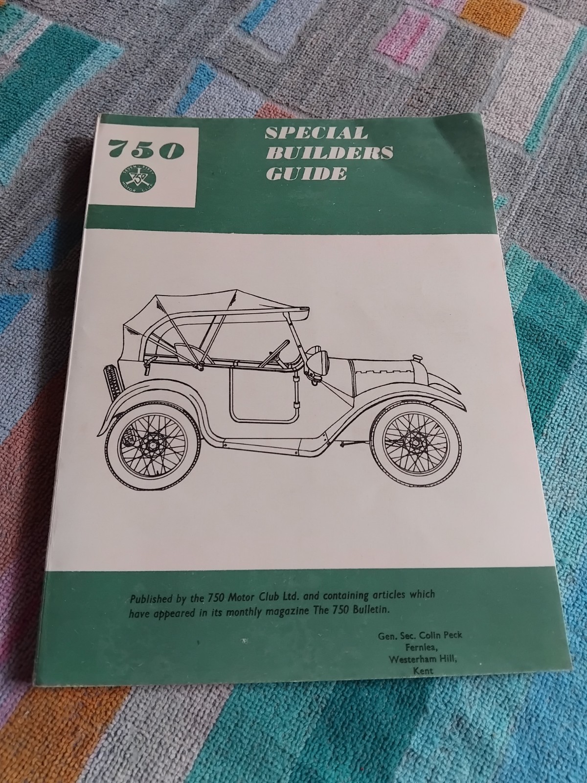 Special Builders Guide 750 Motor Club VGC Trials Race Austin Seven Ford 10 1172