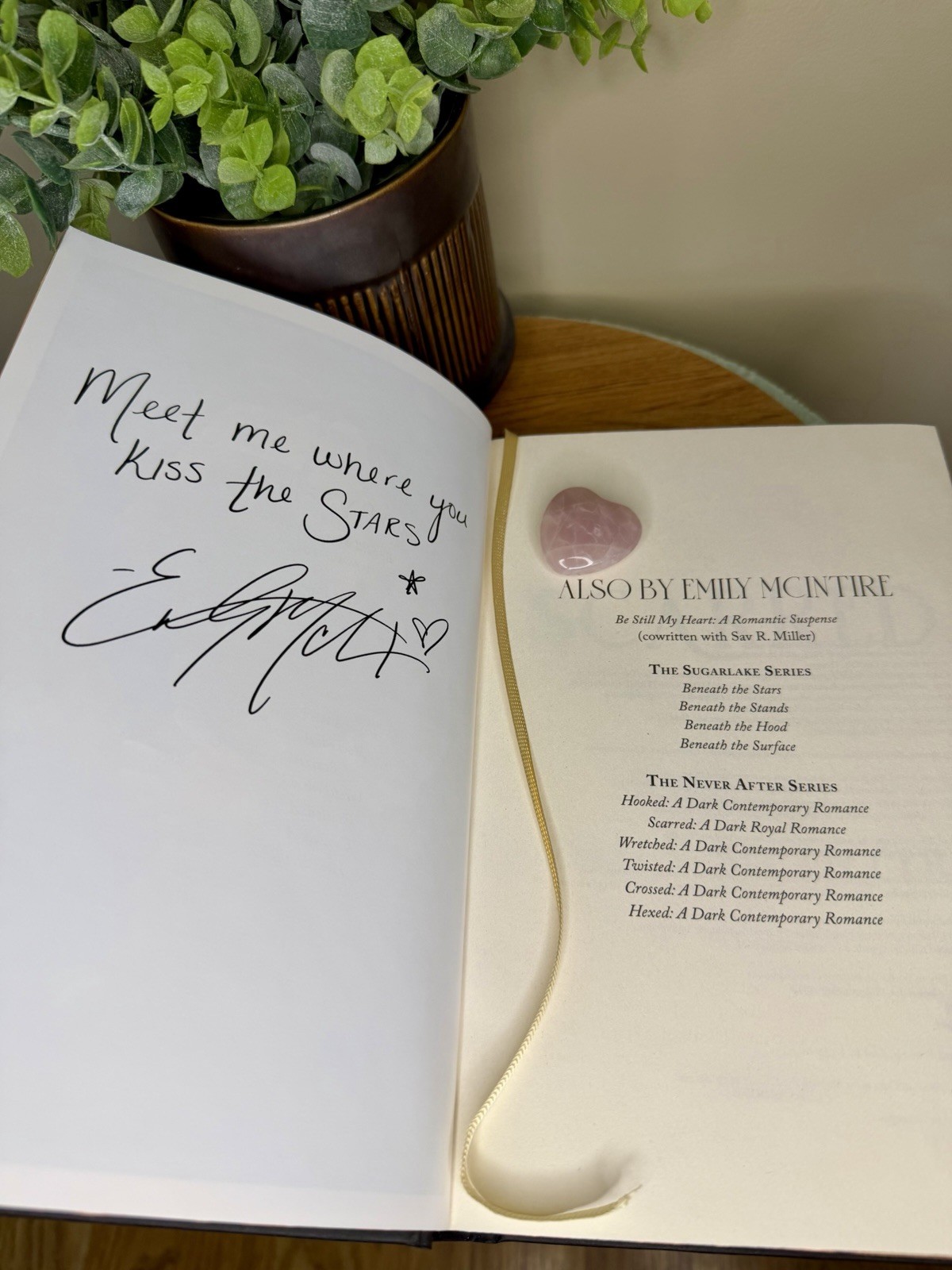 Scarred Emily McIntire Deluxe HC Sprayed Edges Art Pages Printed Signature