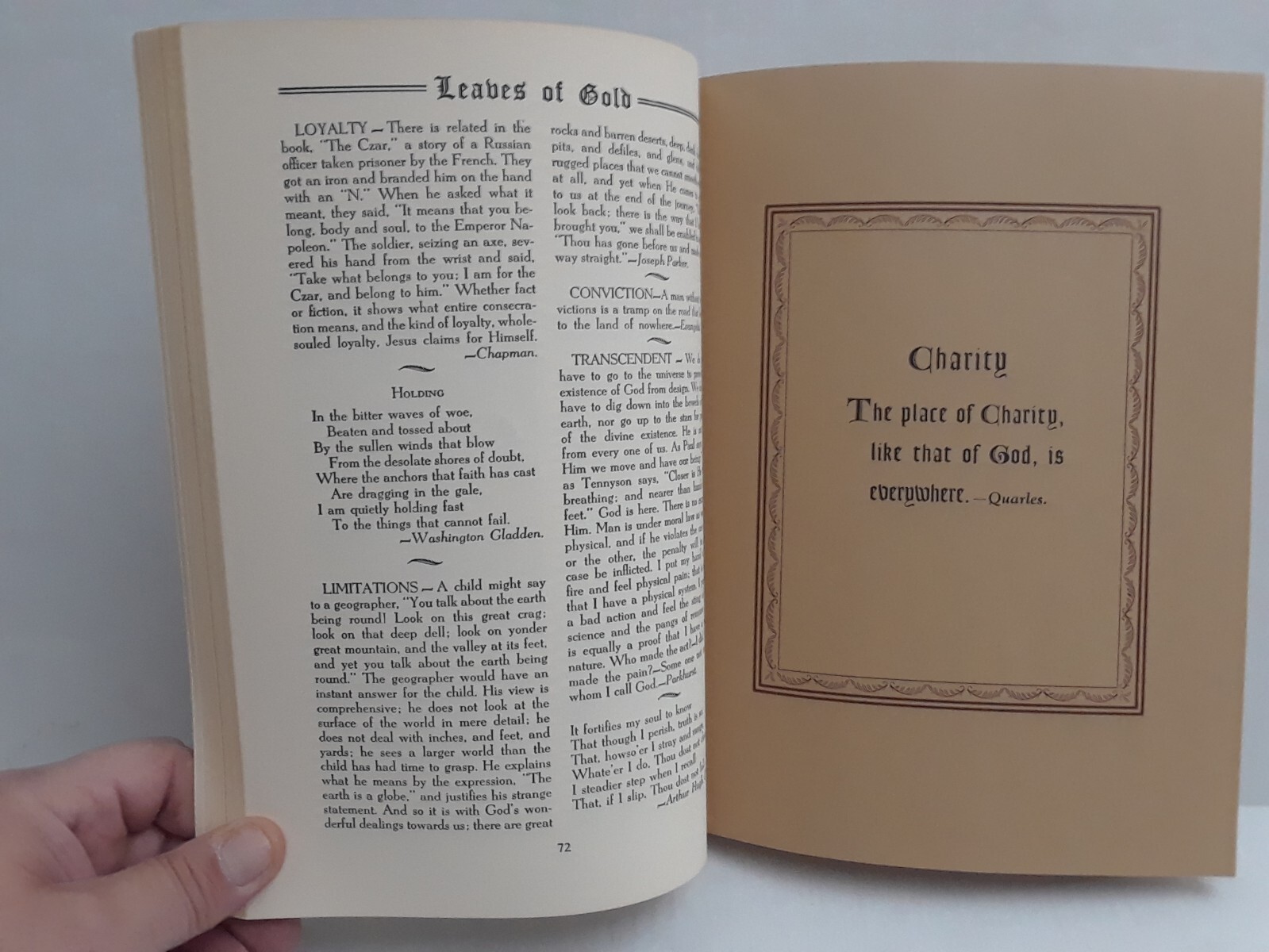 Clyde Francis Lytle LEAVES OF GOLD Prayers Phrases Inspirational Verse