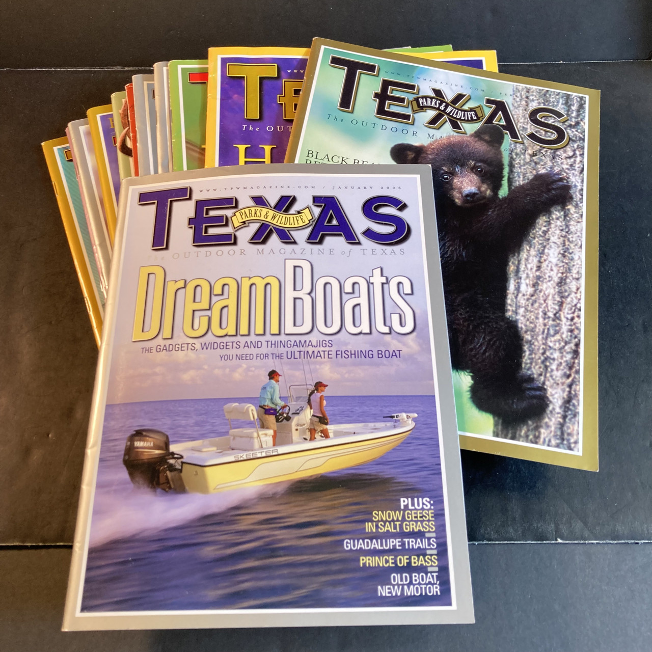 TEXAS Parks and Wildlife magazine. multi-year lots 1960-2018 u-choose
