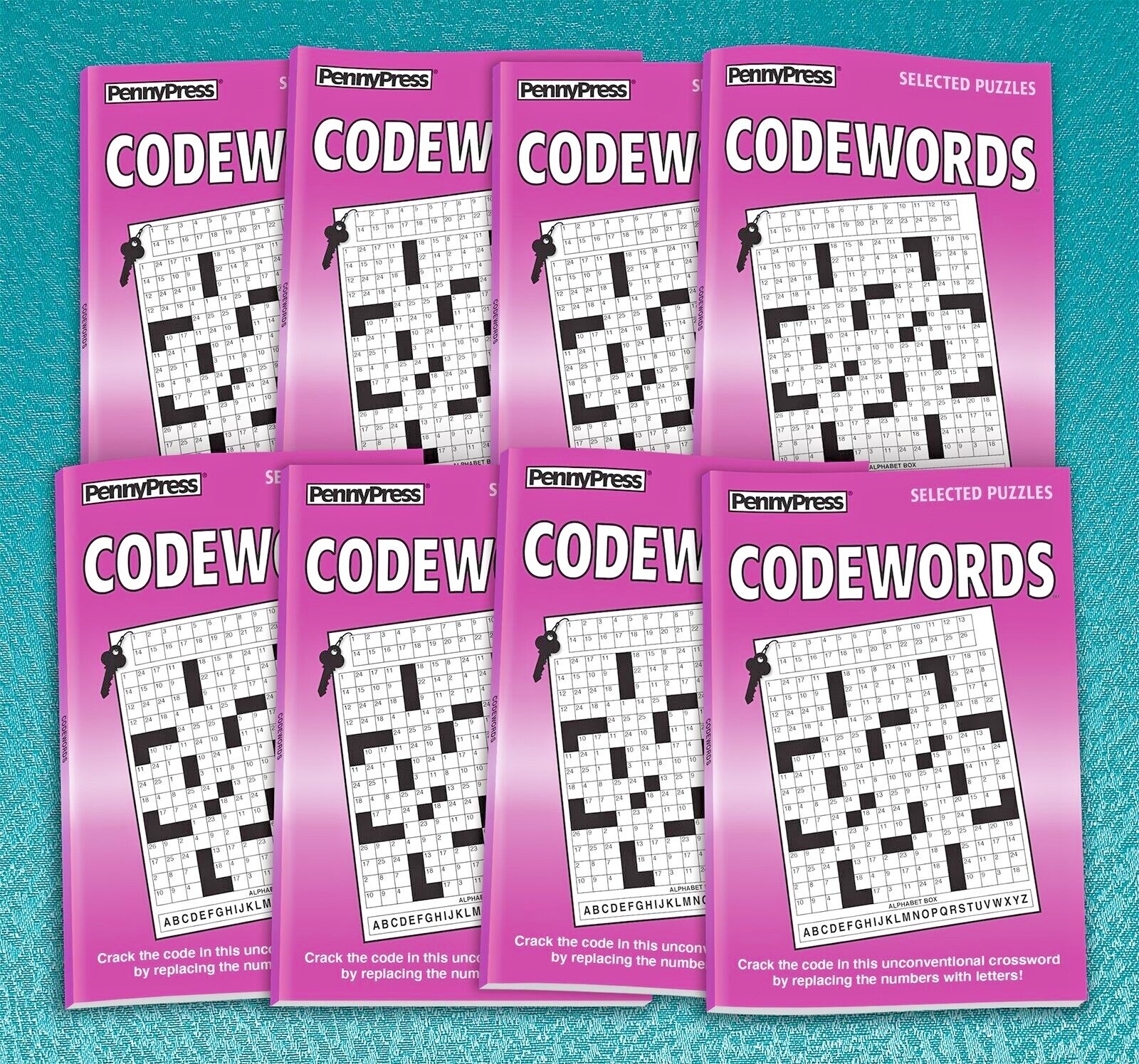 Penny Press Codewords Crosswords 4-pack