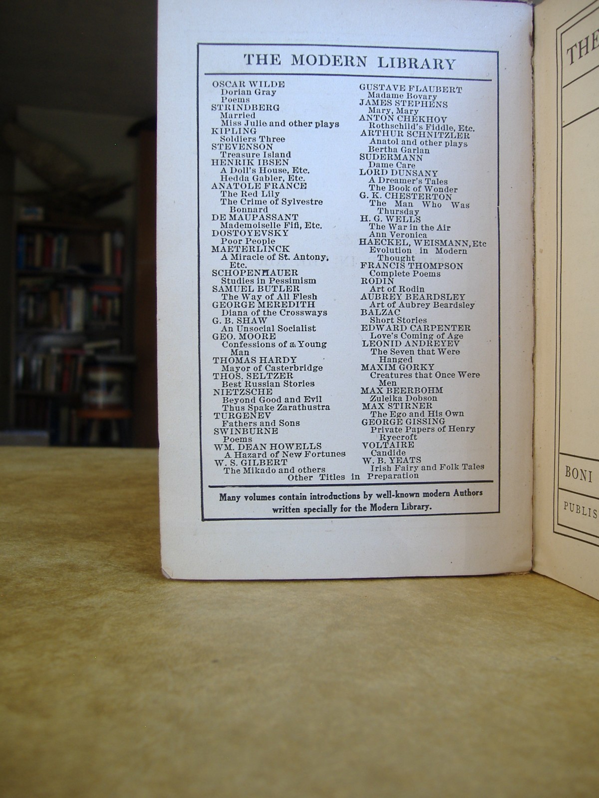108-Year-Old Modern Library 5.2 Wells, The War in the Air