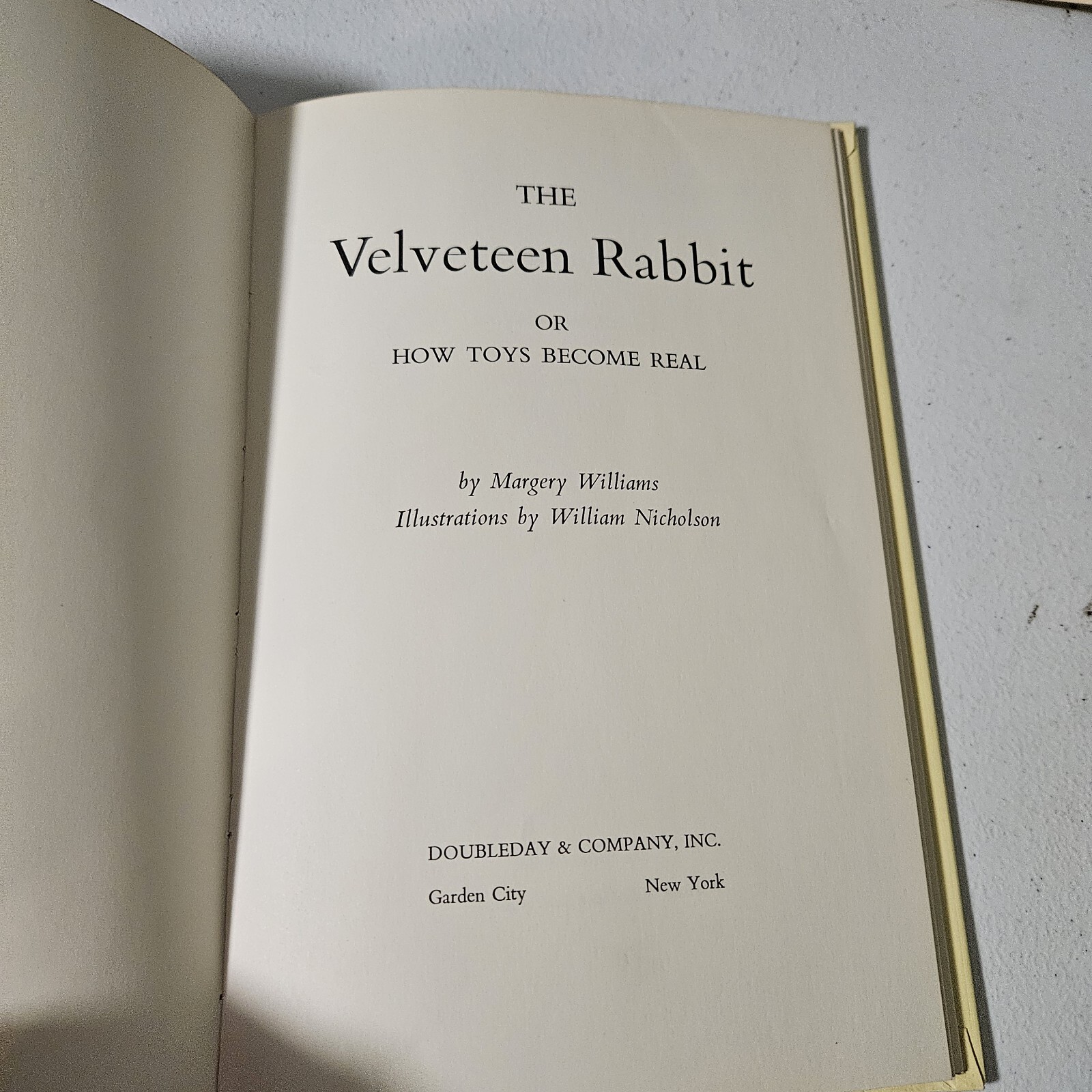 The Velveteen Rabbit by Margery Williams 9th Printing HC/DJ