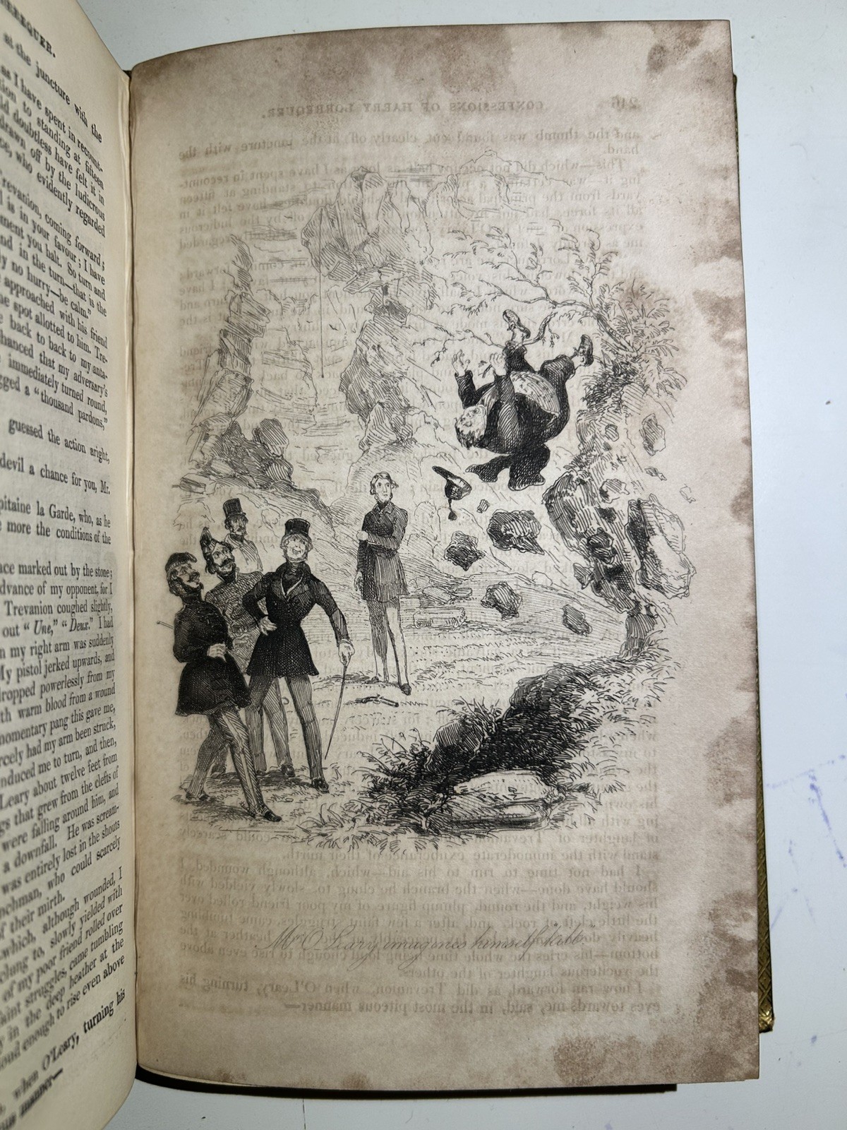 1839 FINE BINDING Harry Lorrequer by Charles Lever, Phiz Illustrated 1st Edition