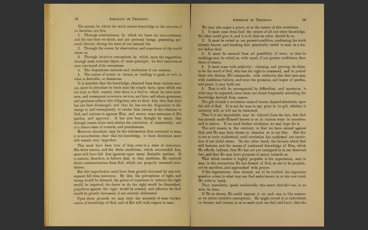 Abstract of Systematic Theology by James P Boyce (1882 Edition) E-Book on CD-ROM