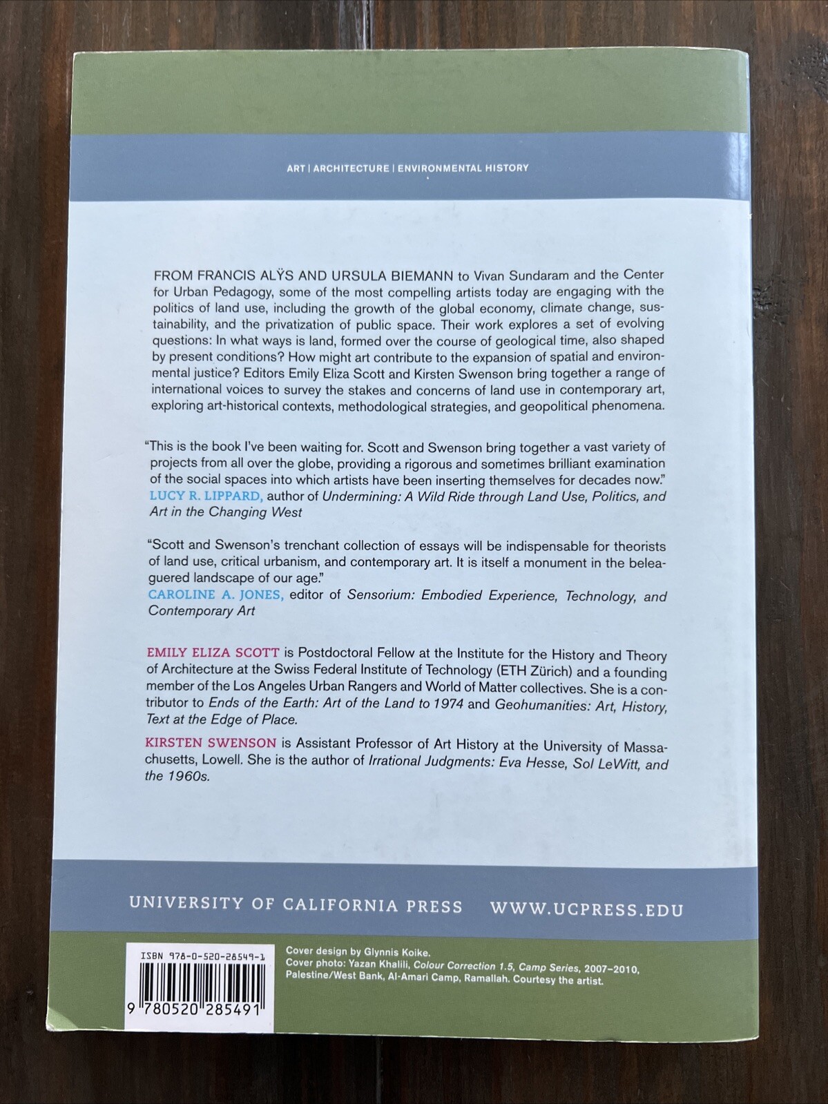 CRITICAL LANDSCAPES: Art, Space, Politics by Kirsten J. Swenson 2015 Paperback