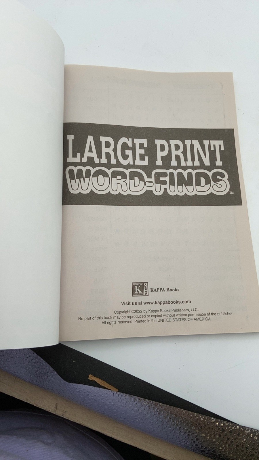 Large Print Word-Finds Paperback Volume 381 2022