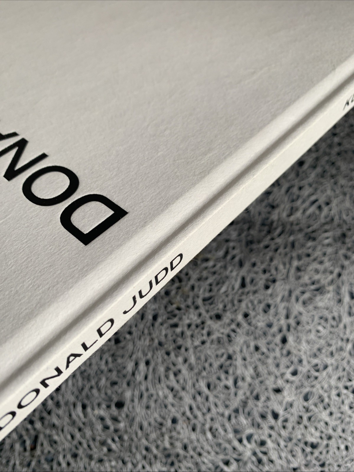 Donald Judd : Hardcover : 92 pp, Kukje Gallery, 2014 : NEW