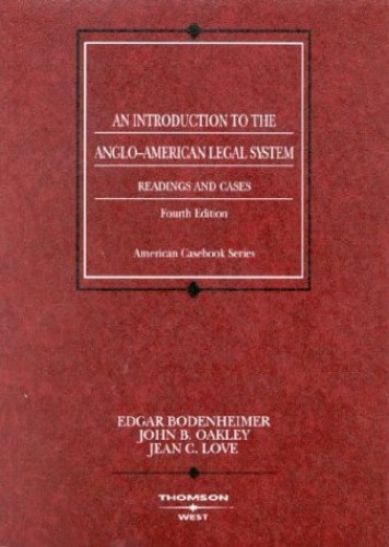 An Introduction to the Anglo-American Legal System: Readings and Cases, F – GOOD