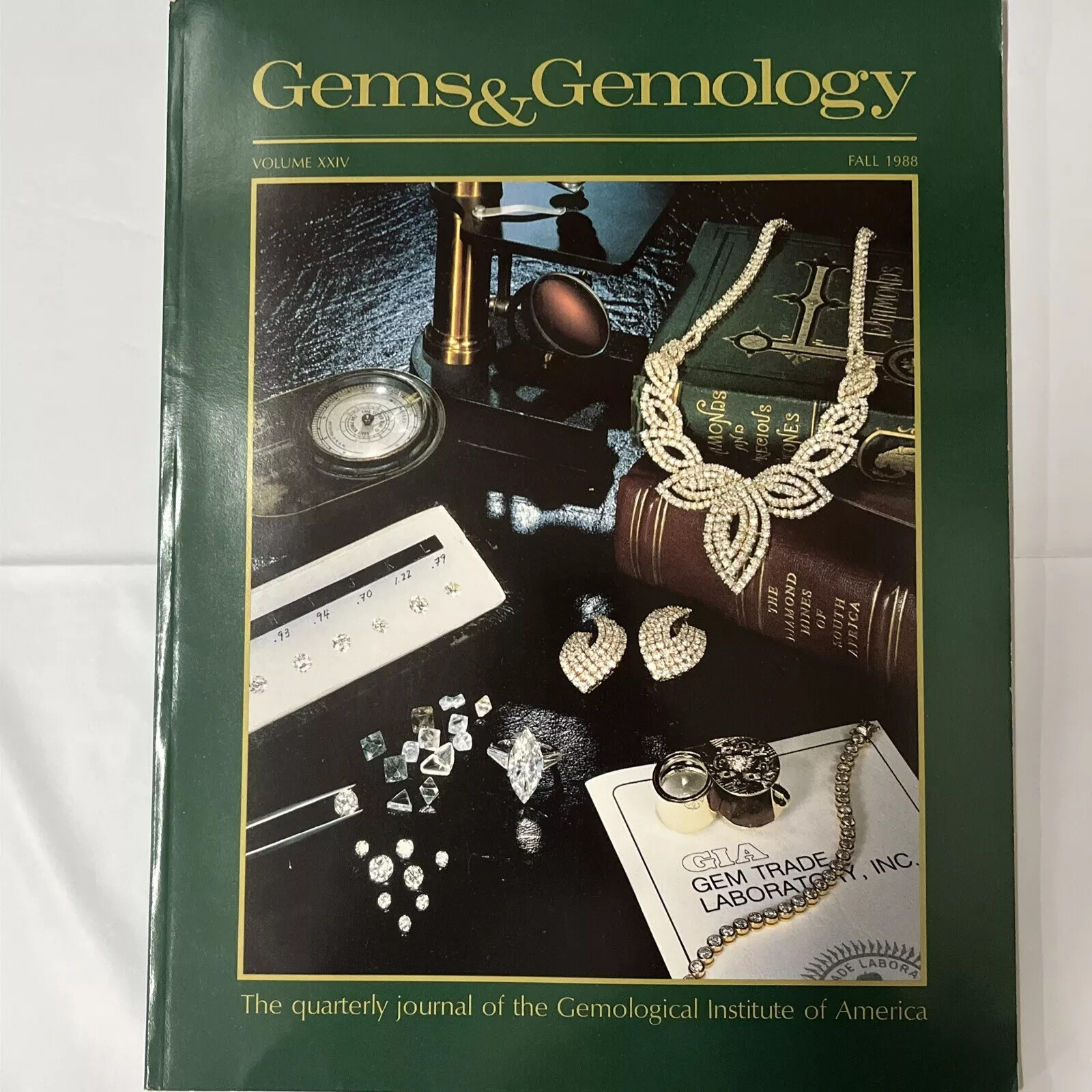 Gems & Gemology Magazine – all four issues 1988 – 264 hardbound pages