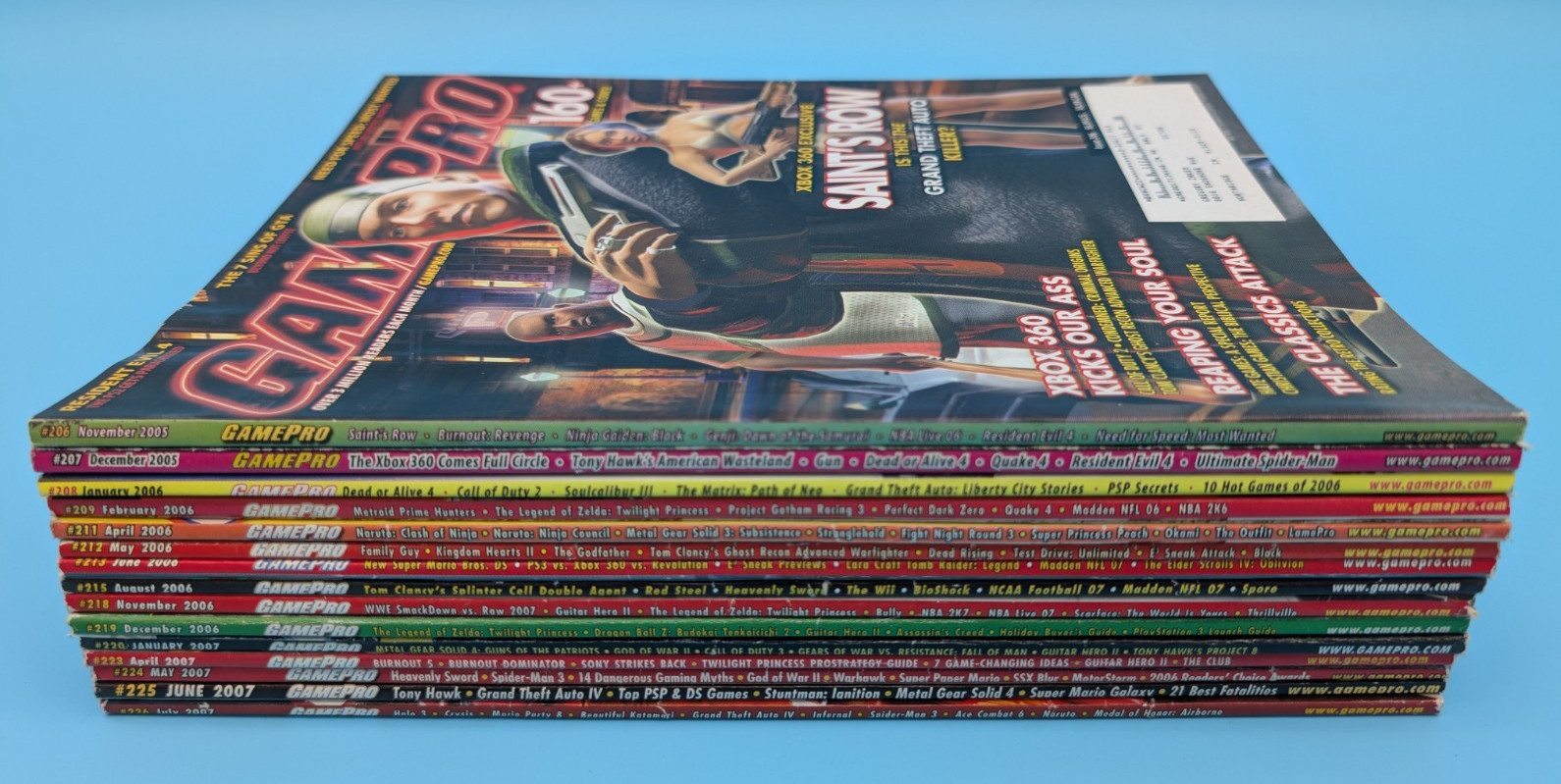 GamePro Magazine Lot – (15 Issues) 2005 to 2007 – Details in Description