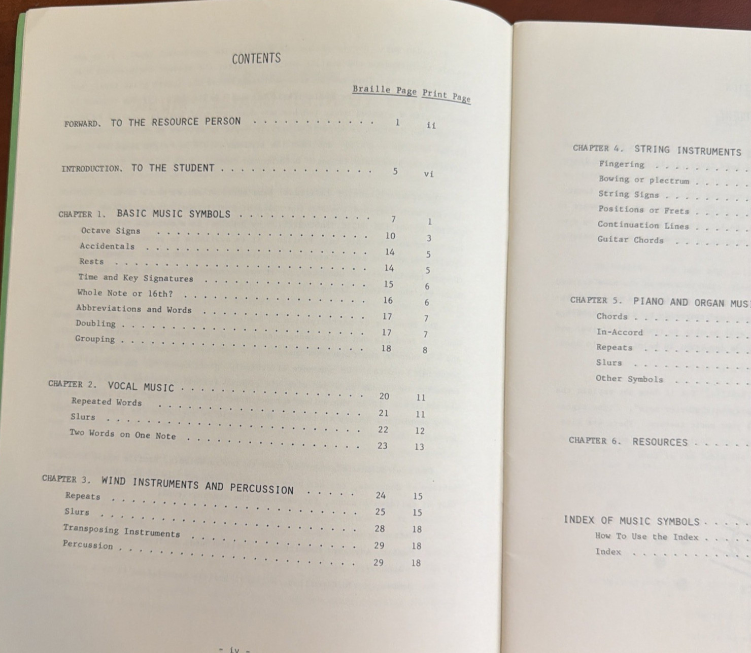 Vintage Braille Books Lot of 5 English Braille Transcribing Music Guides