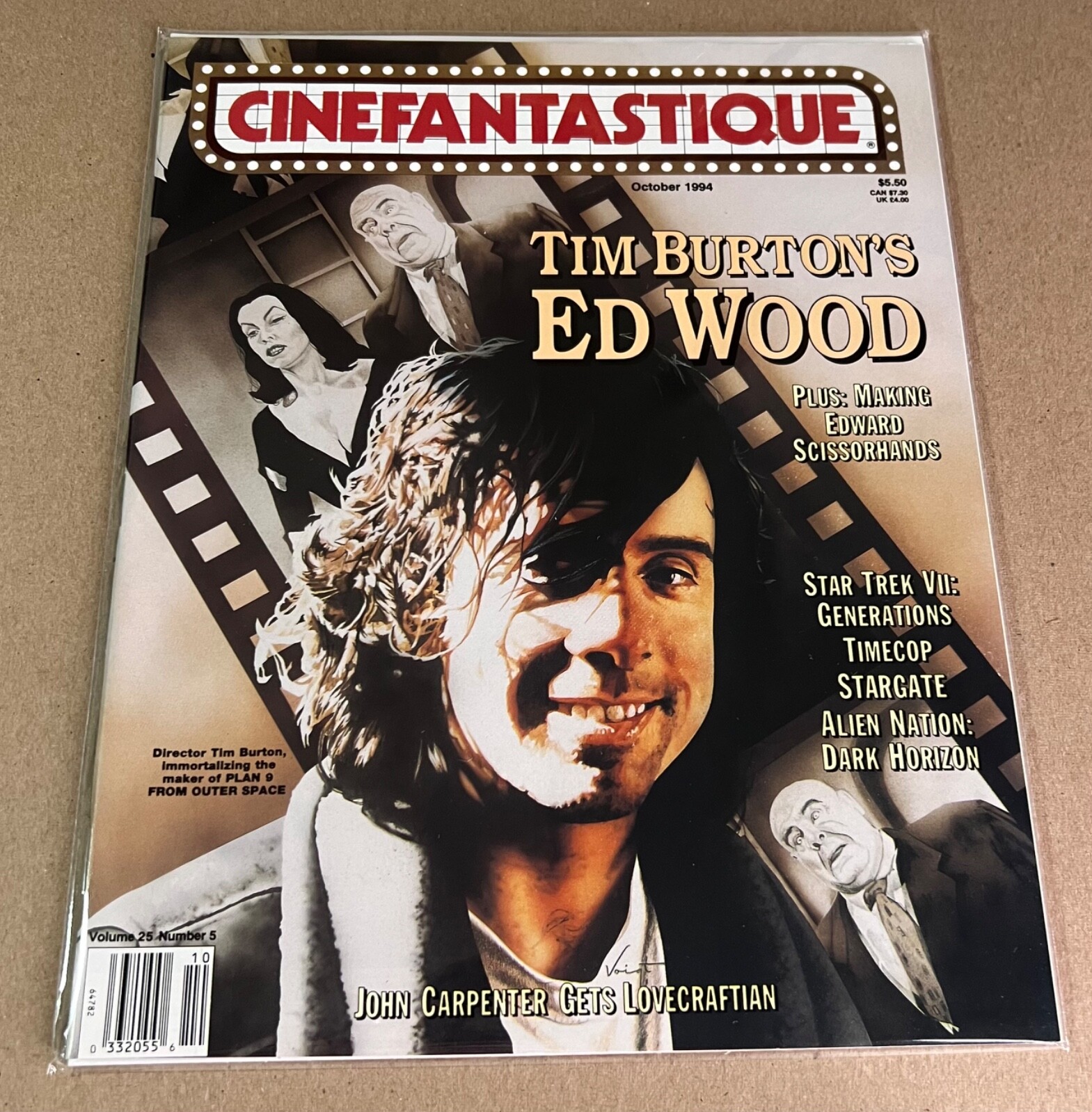 Cinefantastique Magazine / Vol 25 No 5 – Ed Wood – NEW! MINT! UNREAD!