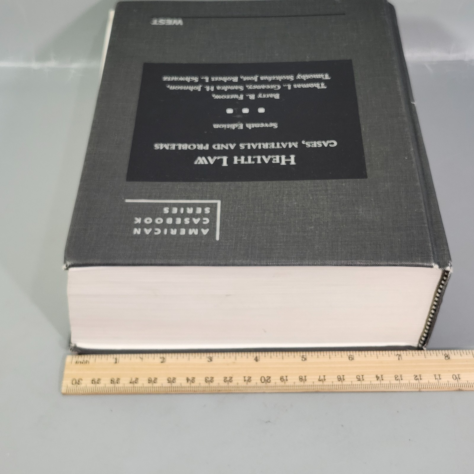 Health Law Cases 7th Ed HC Book West Law School 2013 American Casebook Series