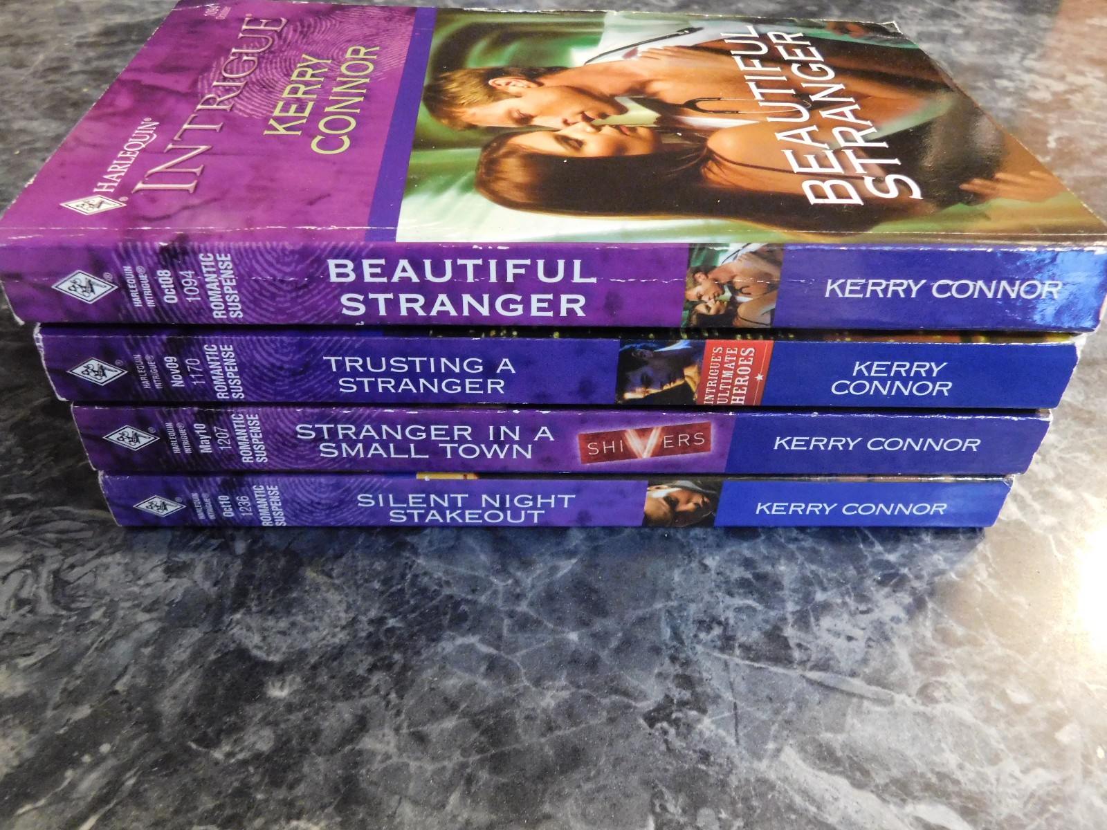 Harlequin Intrigue Kerry Connor lot of 4 Romantic Suspense Paperbacks