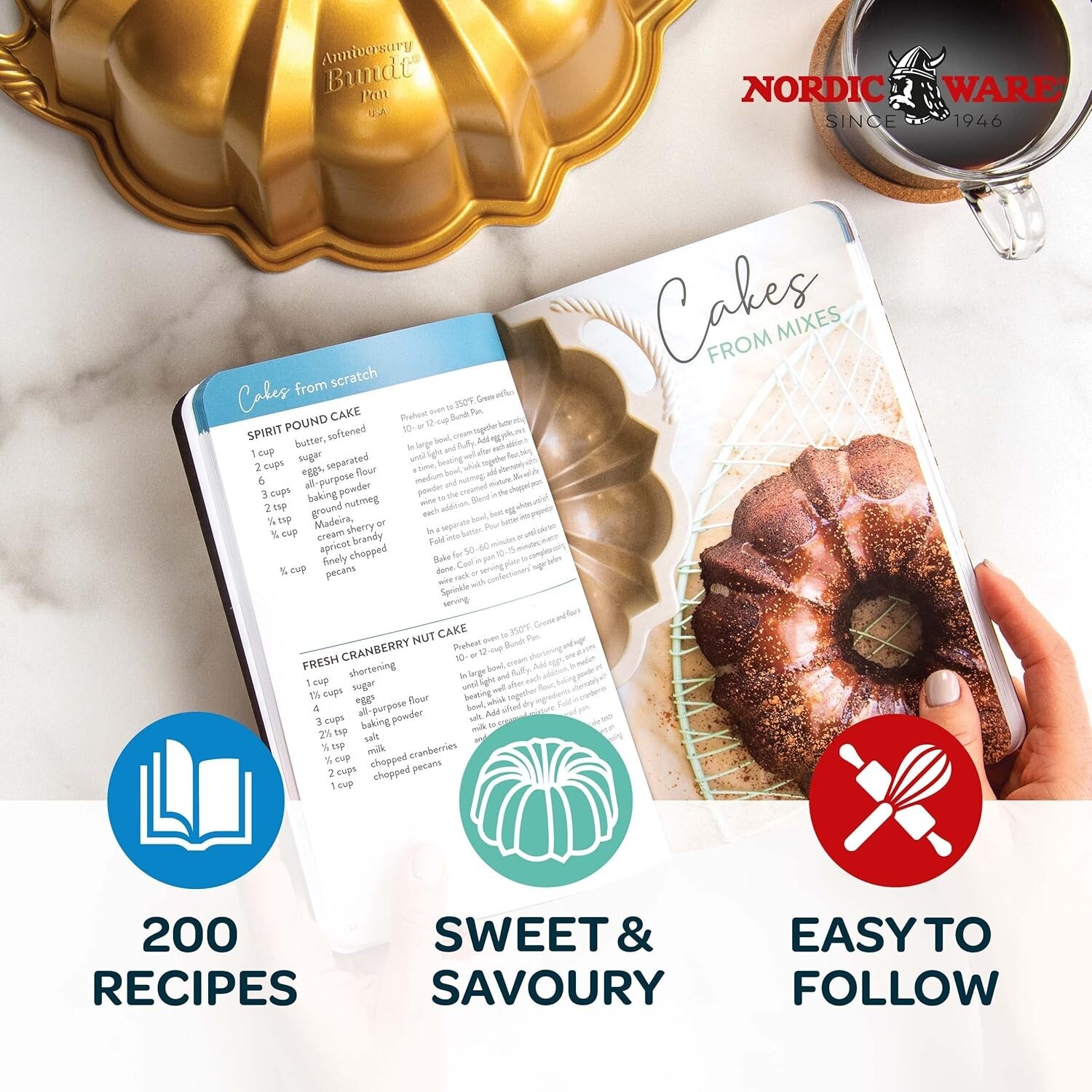 Nordic Ware Original Bundt Cookbook (70000)