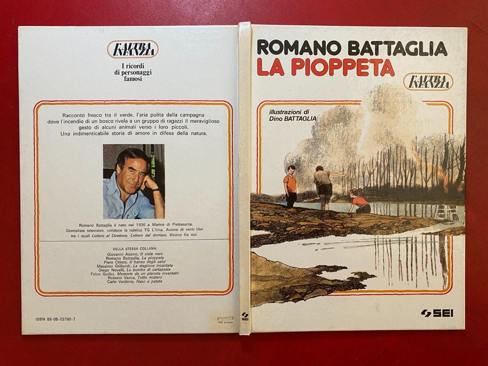 Romano BATTAGLIA – LA PIOPPETA Ed. SEI (1984) Libro illustrato DINO BATTAGLIA