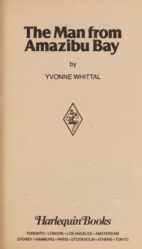 The Man from Amazibu Bay (Harlequin Romance, No. 2358) by Whittal, Yvonne, Good