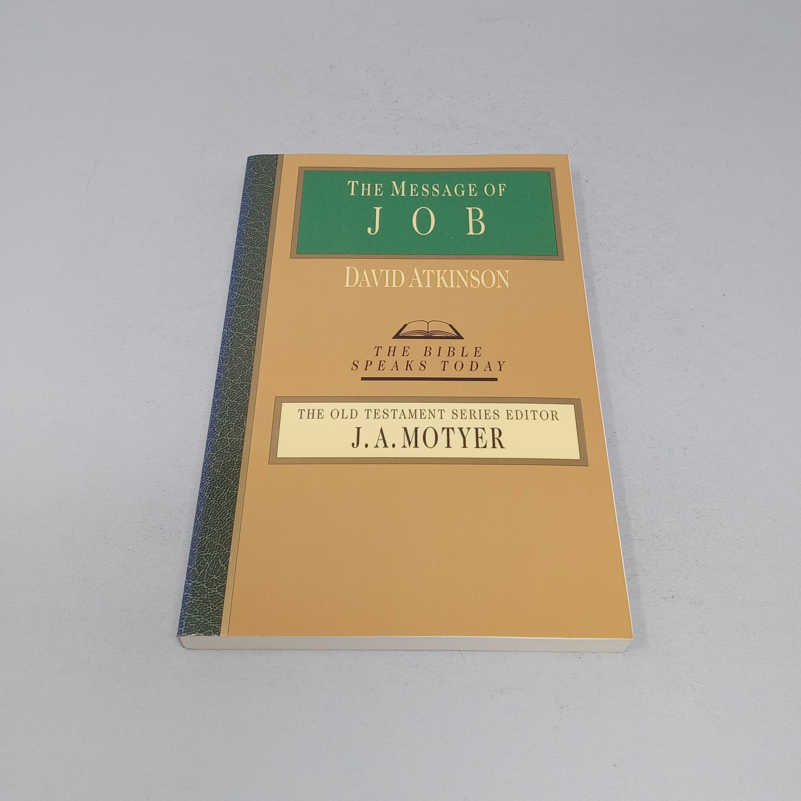 The Message of Job: 1992 InterVarsity Press Paperback by David Atkinson