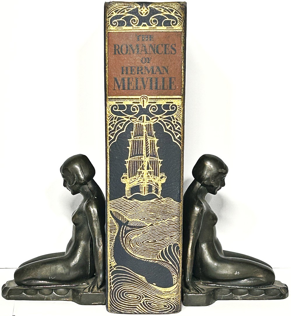 1931 MOBY DICK whaling FIRST EDITION maritime TYPEE Ocean Voyages ship MELVILLE