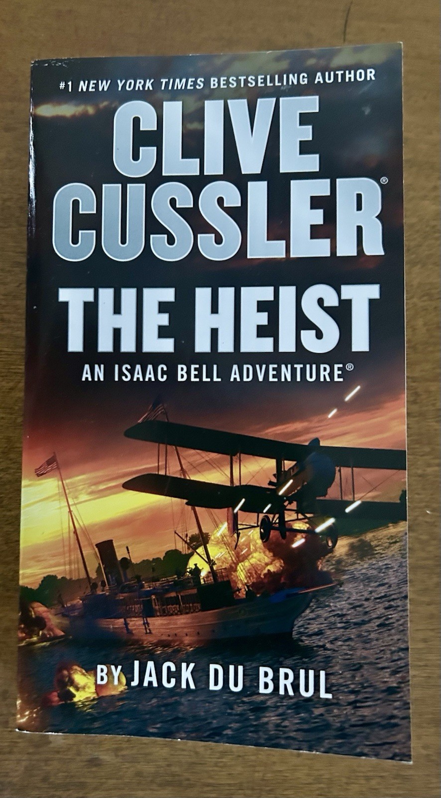 Clive Cussler Isaac Bell Adventure Series Lot of 7 PB books G to VG paperbacks