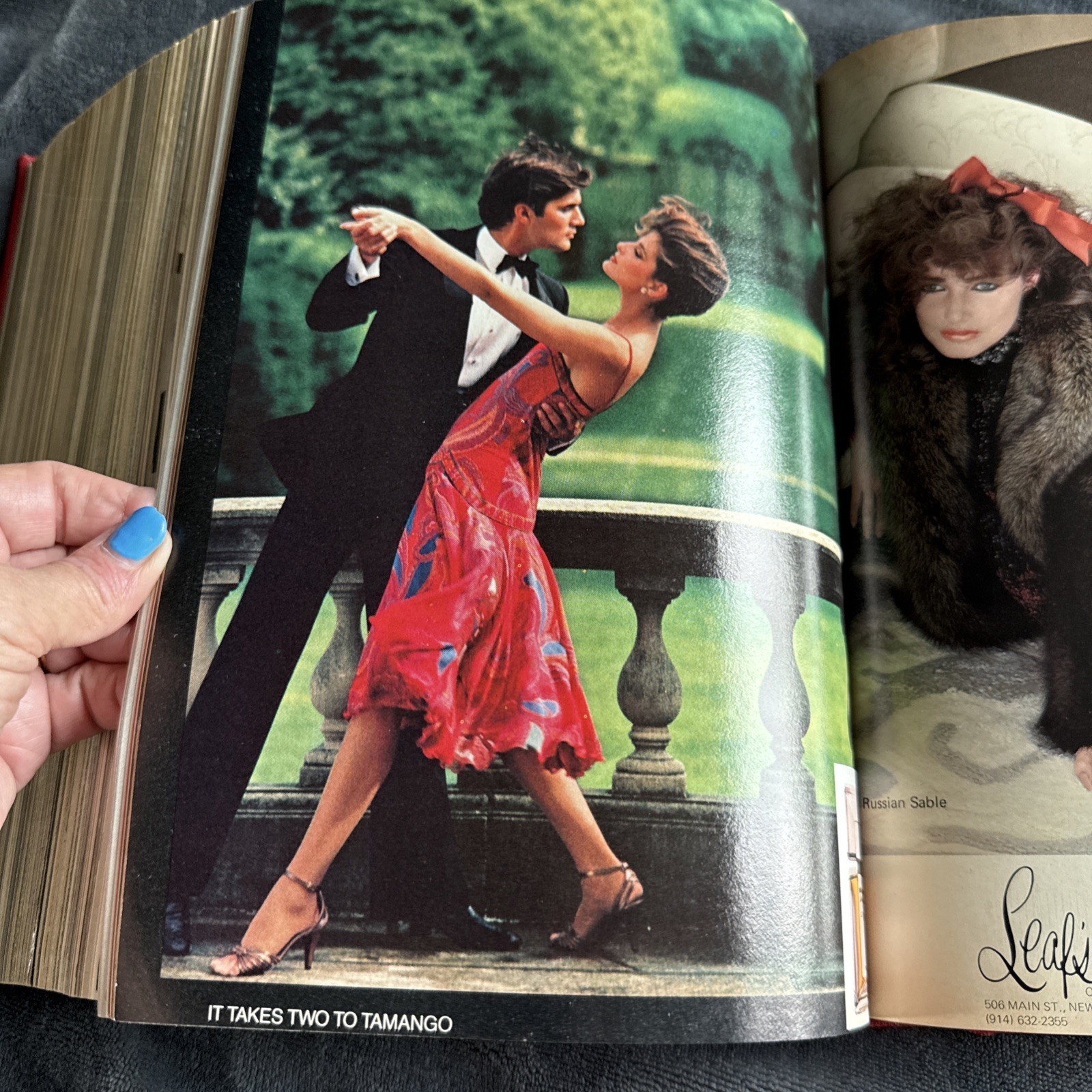 “Vogue Magazine Bound Set x 6 Issues” July-December 1981