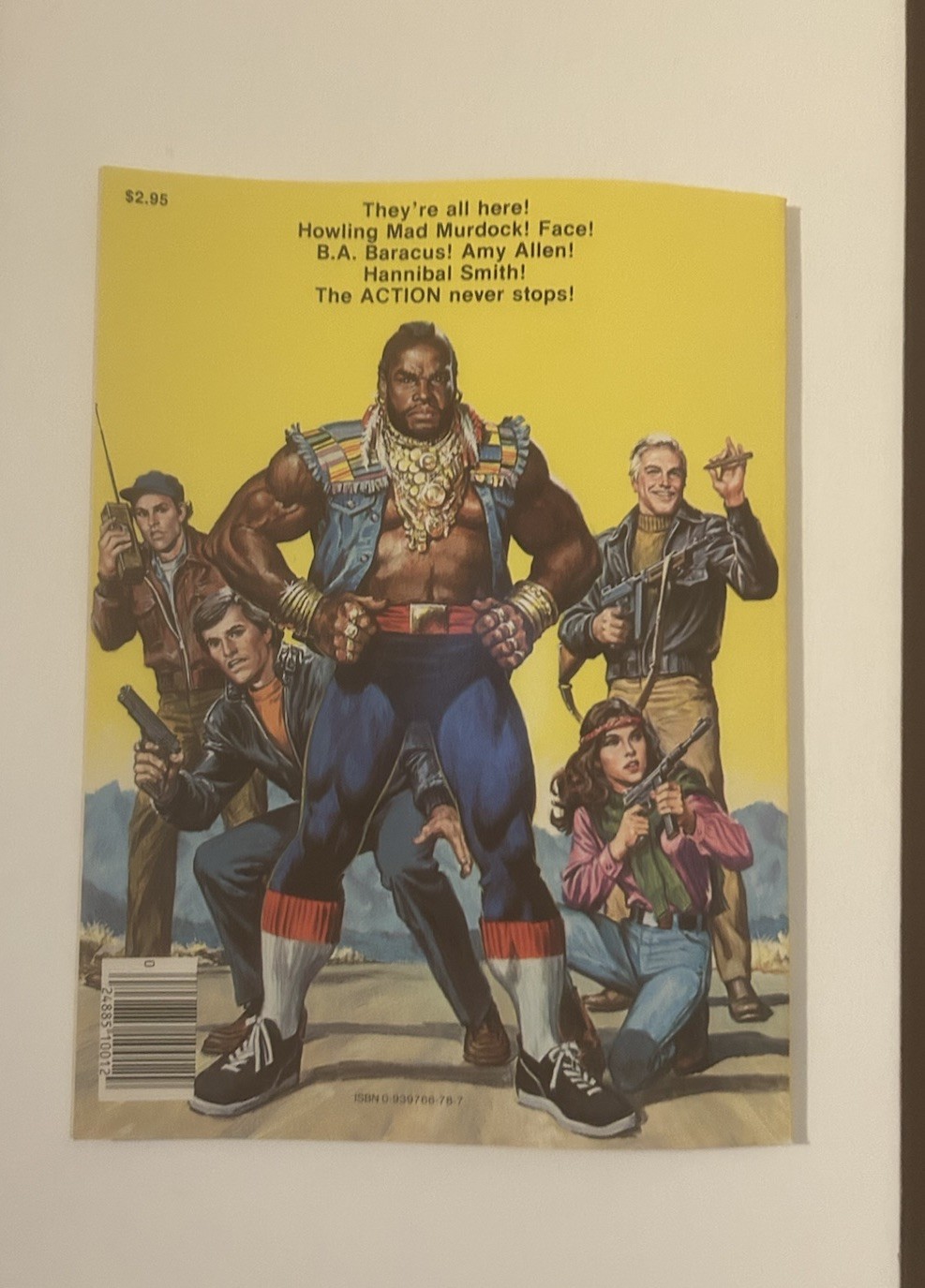 Vtg 1983 Marvel Books The A-Team Story Book Comics Mr. T Ateam A Team Storybook