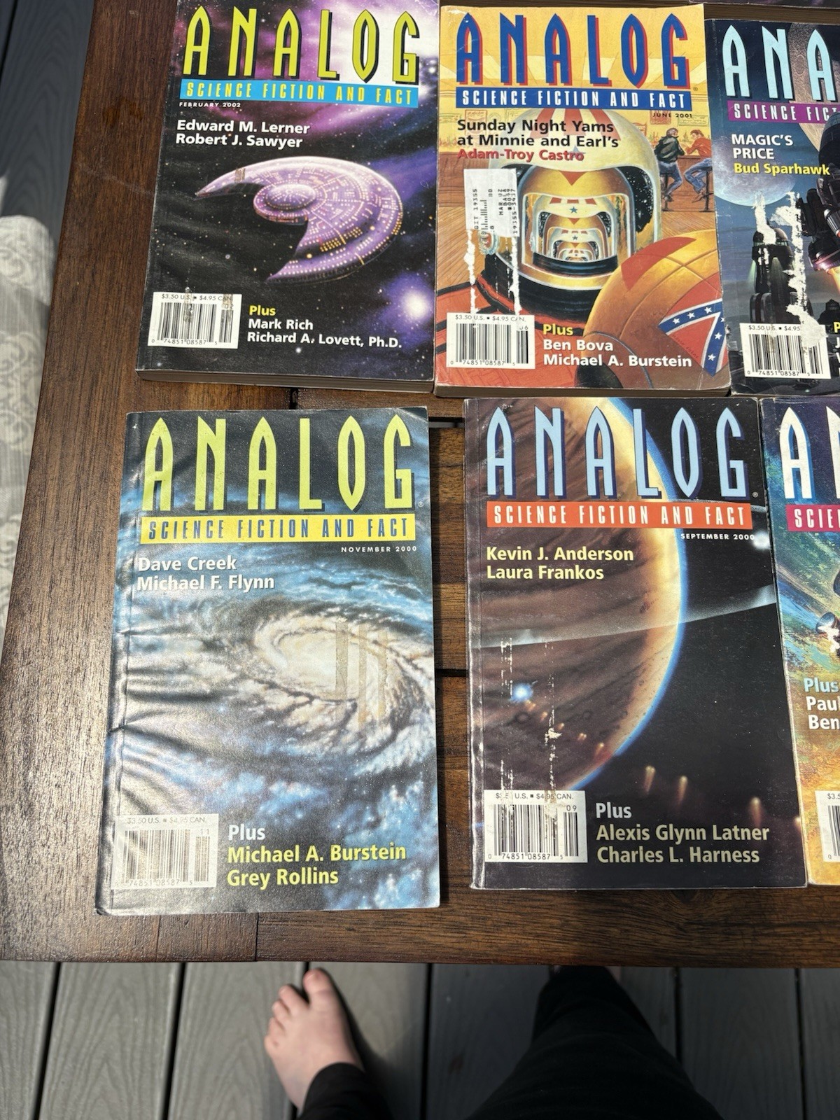 Vintage Analog Science Fiction And Fact Magazines Lot Of 13 1997 & 2000s