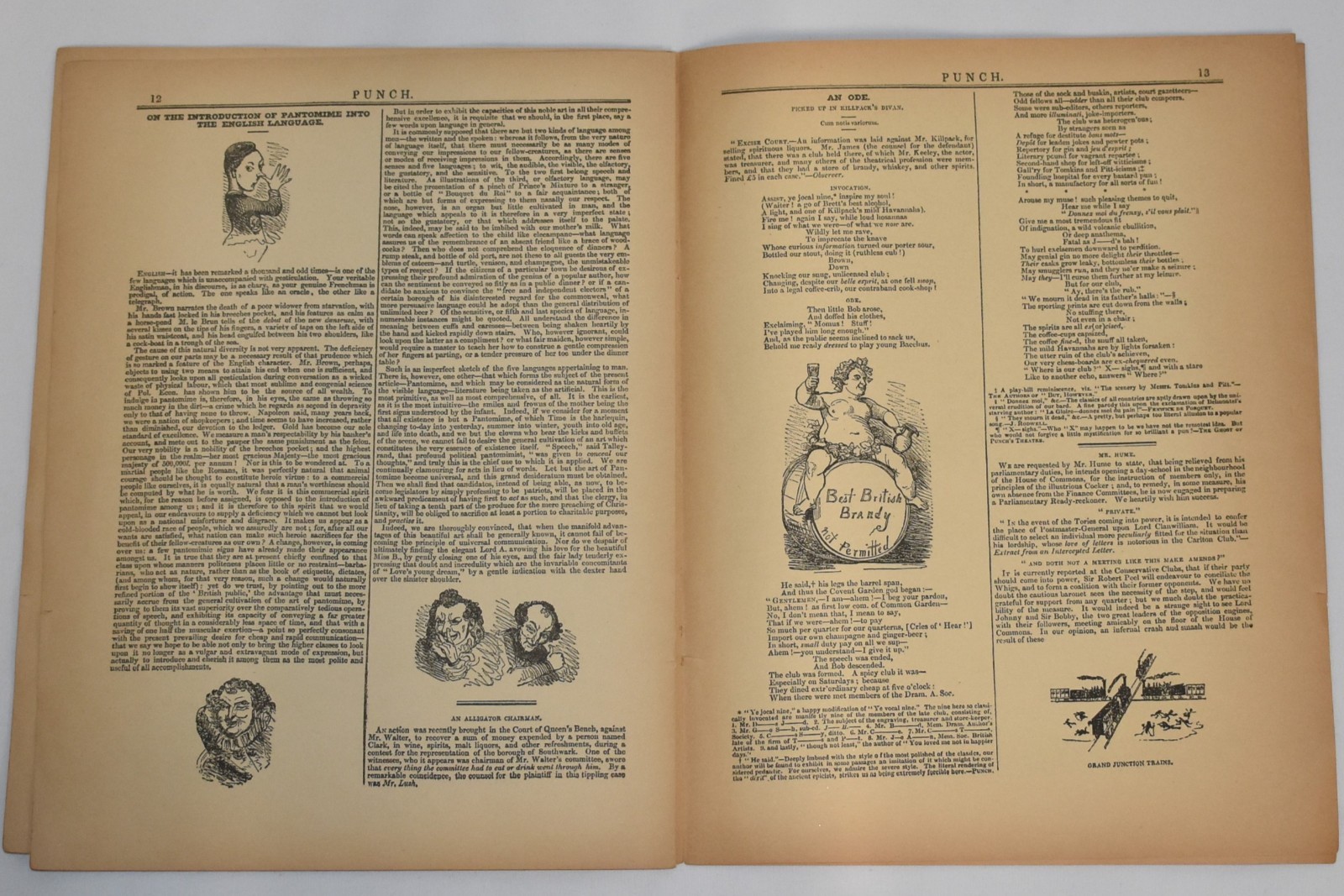 Reprint of the 1st Edition of Punch The London Charivari, published July 17 1841