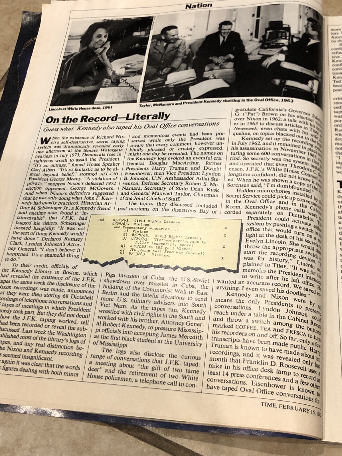 TIME MAGAZINE FEBRUARY 15, 1982 STEVE JOBS APPLE COMPUTERS STRIKING IT RICH RARE