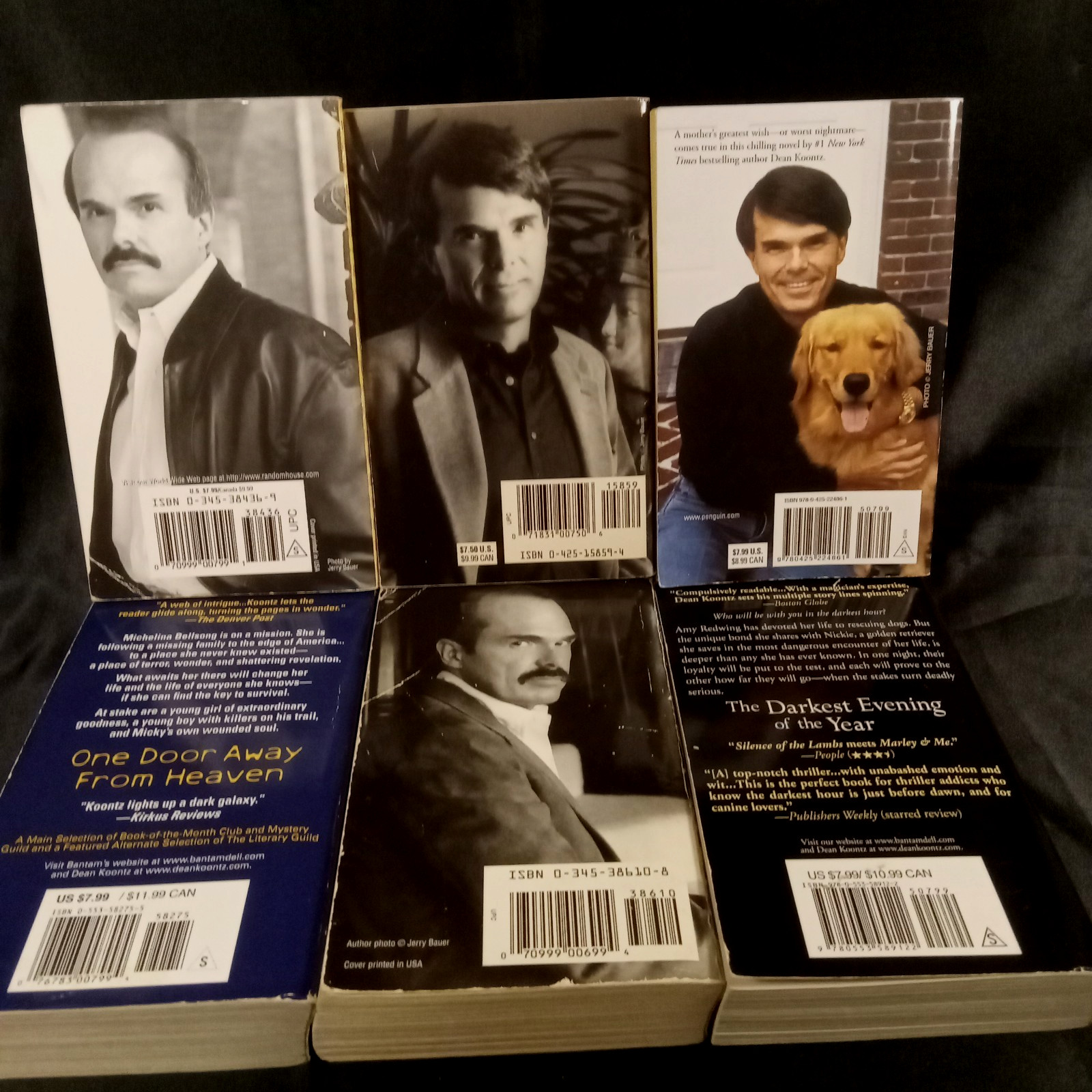Dean Koontz 6 Book Lot Paperback Thriller Mystery Suspense Fiction Novel Set